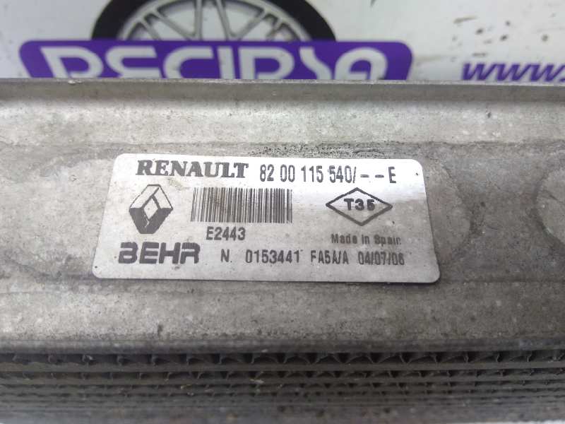 RENAULT Scenic 2 generation (2003-2010) Радиатор интеркулера 8200115540 24345332