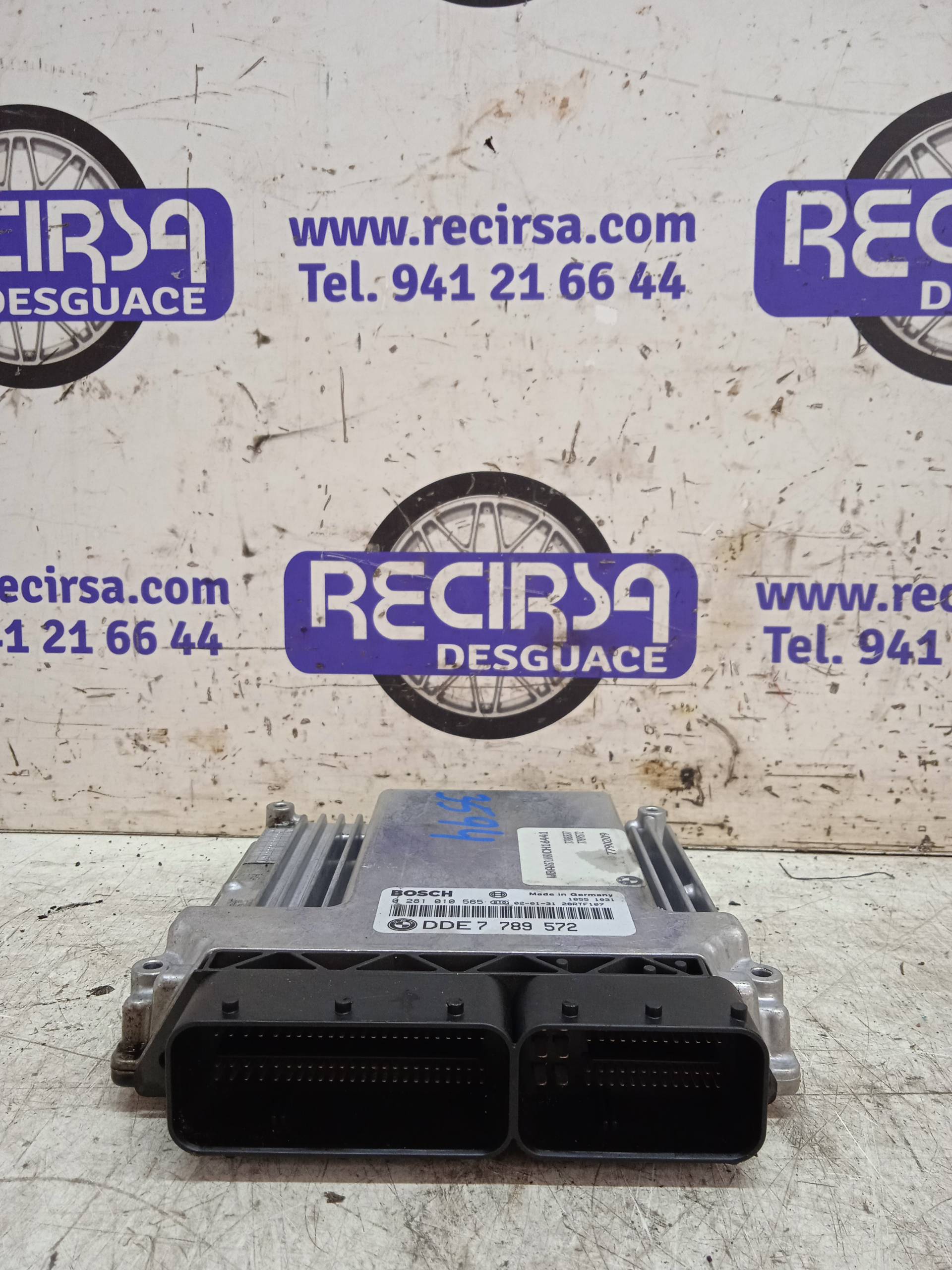 RENAULT 3 Series E46 (1997-2006) Motorkontrolenhed ECU 0281010565 24317128