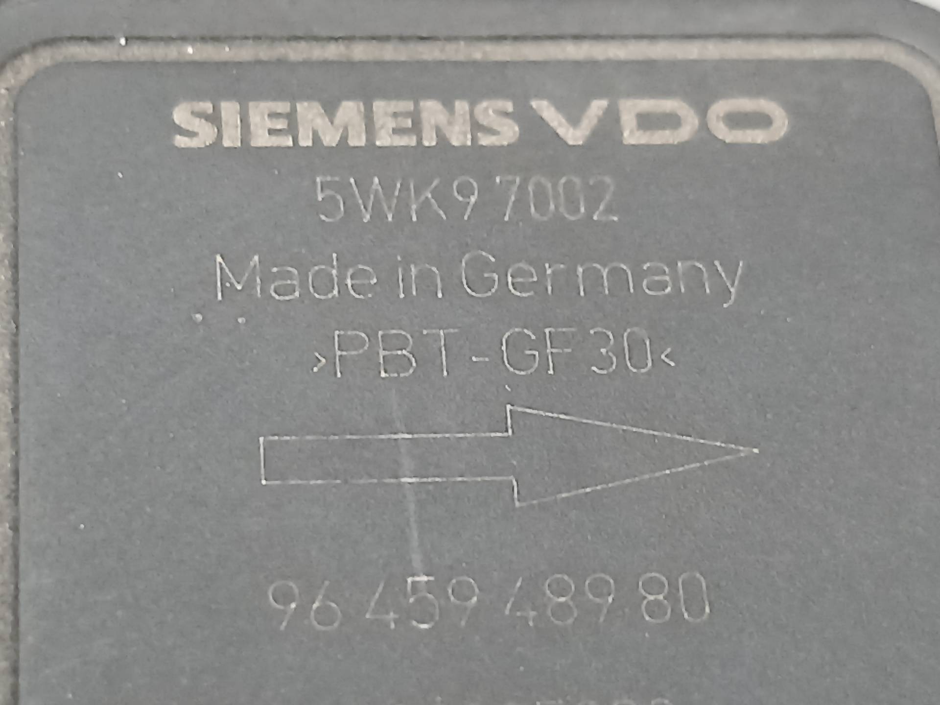 BMW C5 1 generation (2001-2008) Masseluftstrømsensor MAF 9645948980 24337525