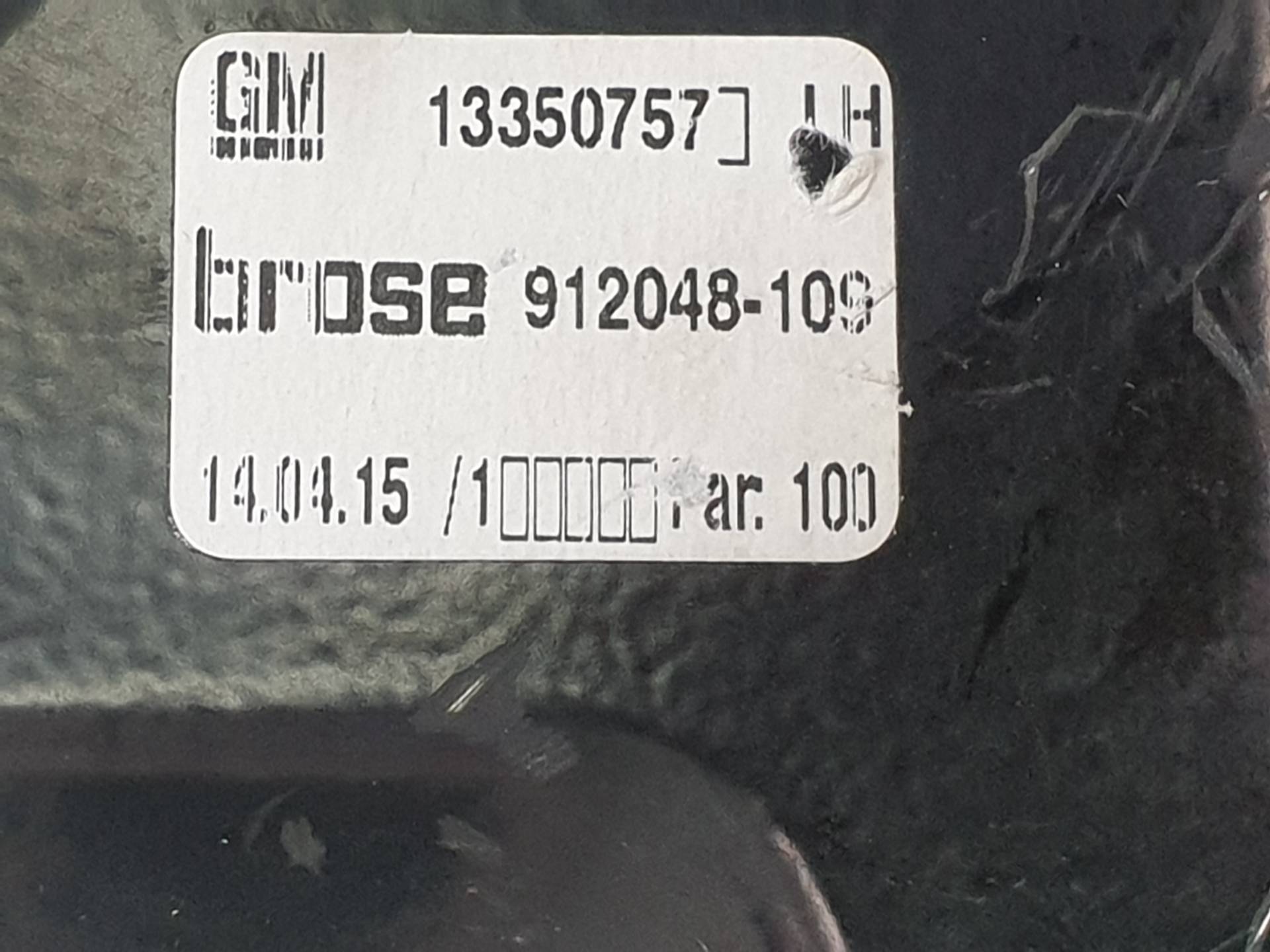 OPEL Astra J (2009-2020) Regulator de geam ușă stânga față 20951581 25428023