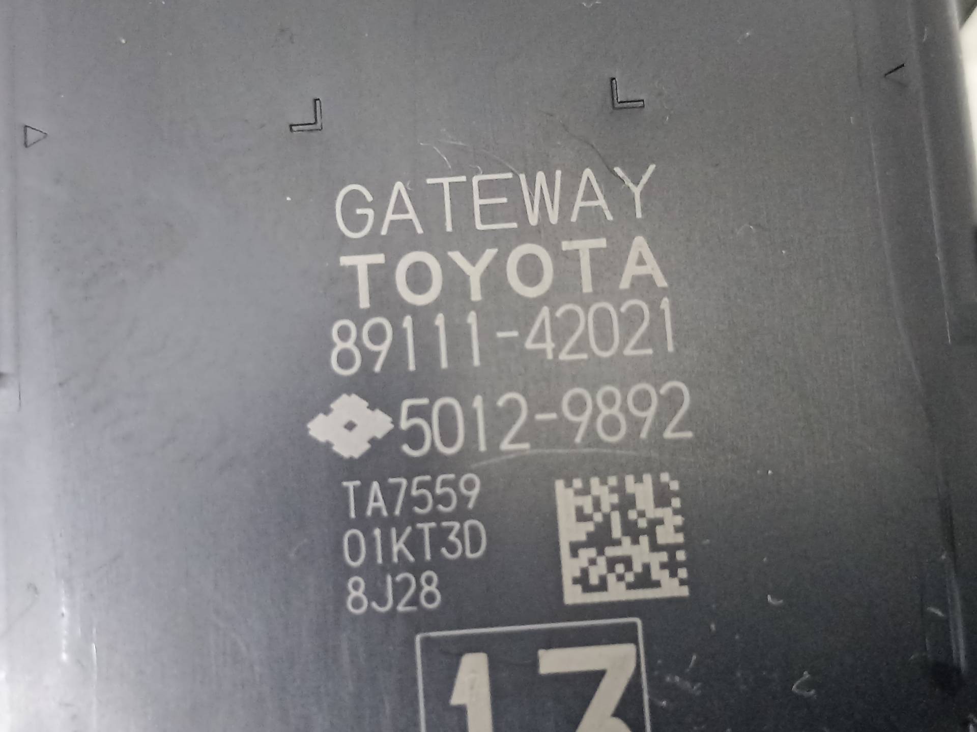 TOYOTA RAV4 4 generation (XA40) (2012-2018) Kiti valdymo blokai 8911142021 24341432