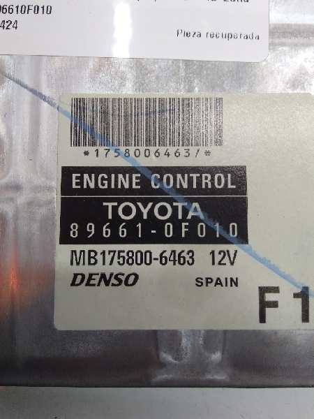 FORD Corolla Verso 1 generation (2001-2009) Engine Control Unit ECU 896610F010 24326686