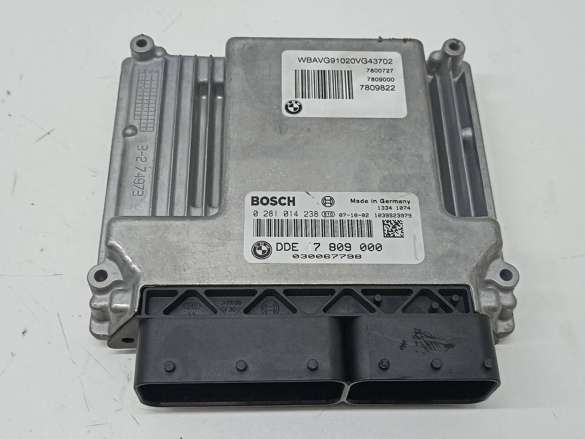 BMW 3 Series E90/E91/E92/E93 (2004-2013) Engine Control Unit ECU 7809000 24335272