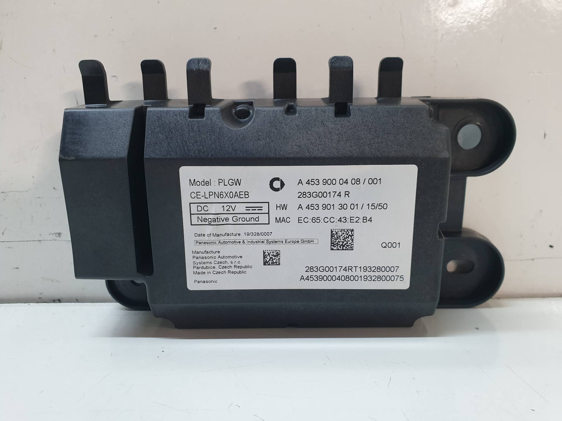 SMART Forfour 2 generation (2015-2023) Other Control Units A4539000408 25568103