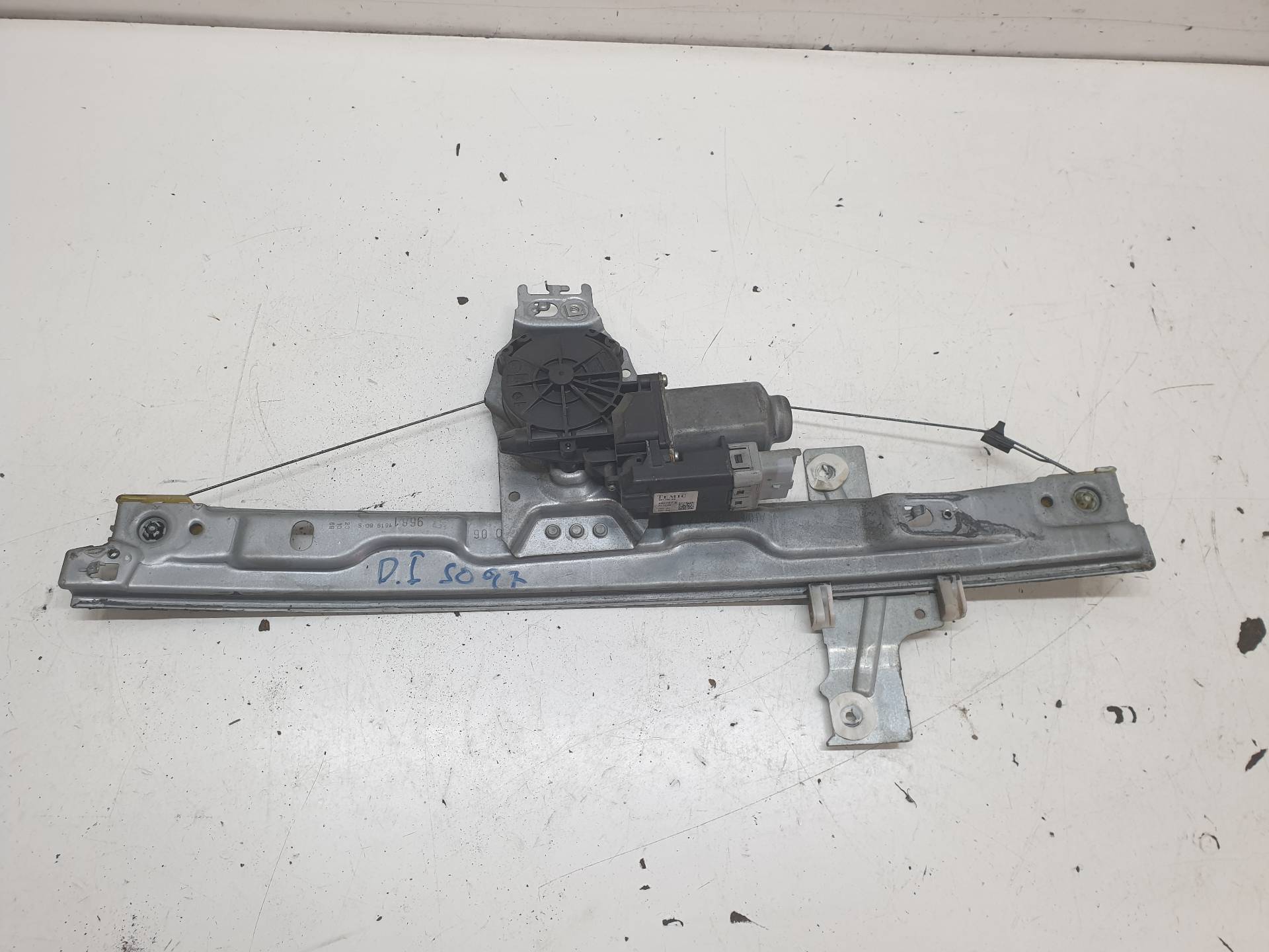 PEUGEOT 207 1 generation (2006-2009) Front Left Door Window Regulator 400917H 25570512