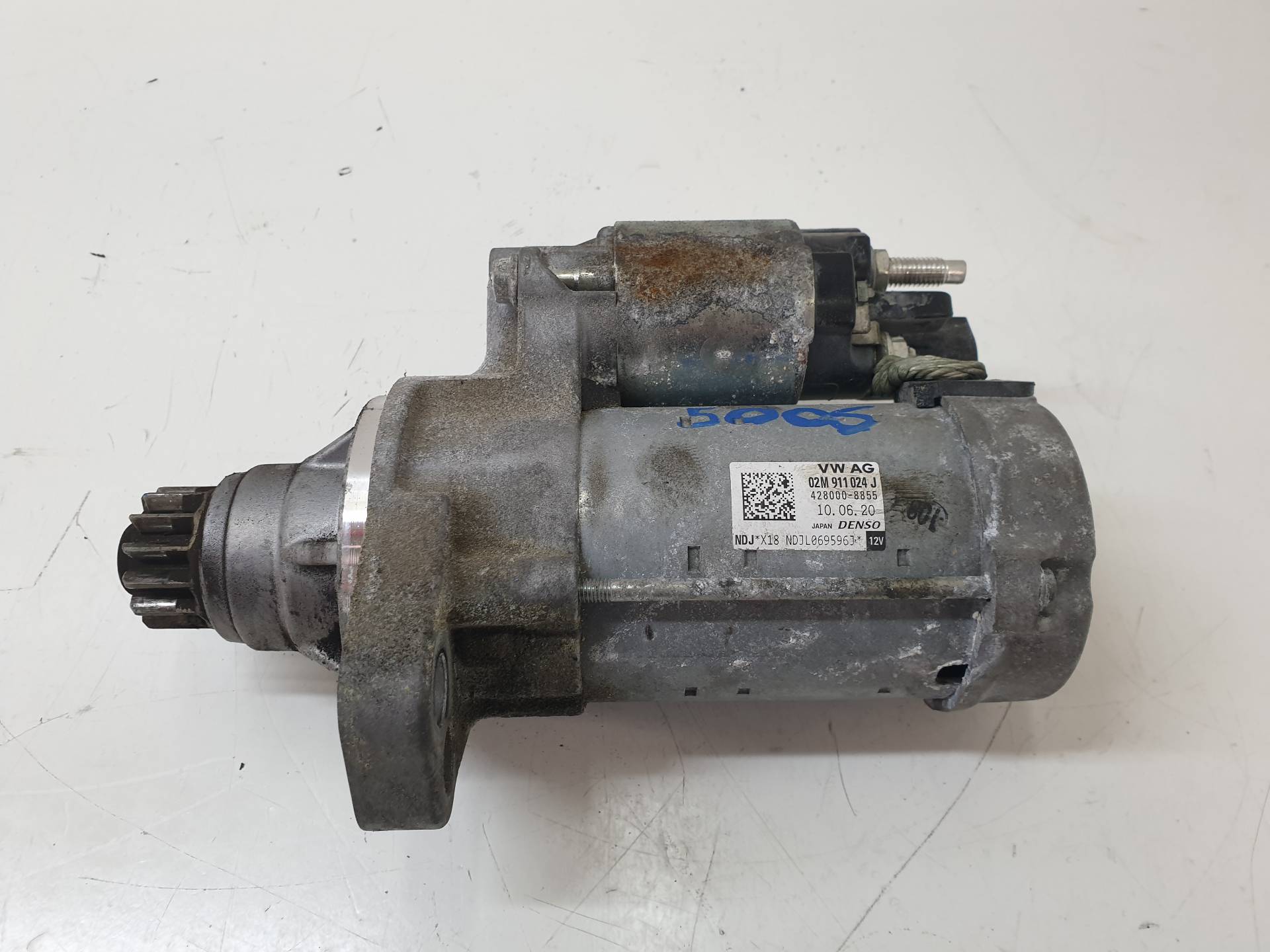 VOLKSWAGEN Polo 6 generation (2017-2024) Starter Motor 02M911024J 25568165