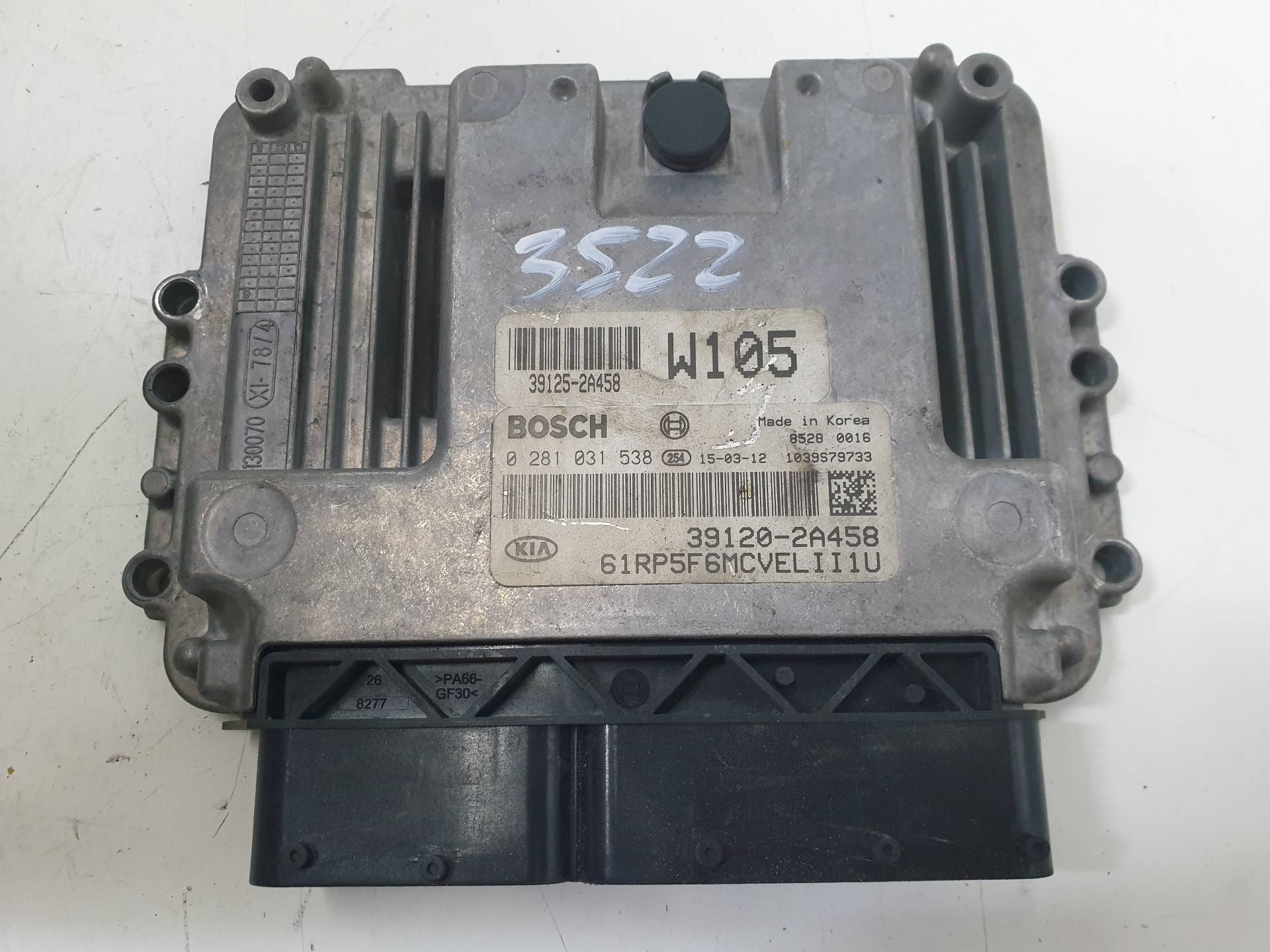 KIA Carens 3 generation (RP) (2013-2019) Unitate de control motor 0281031538 25568373