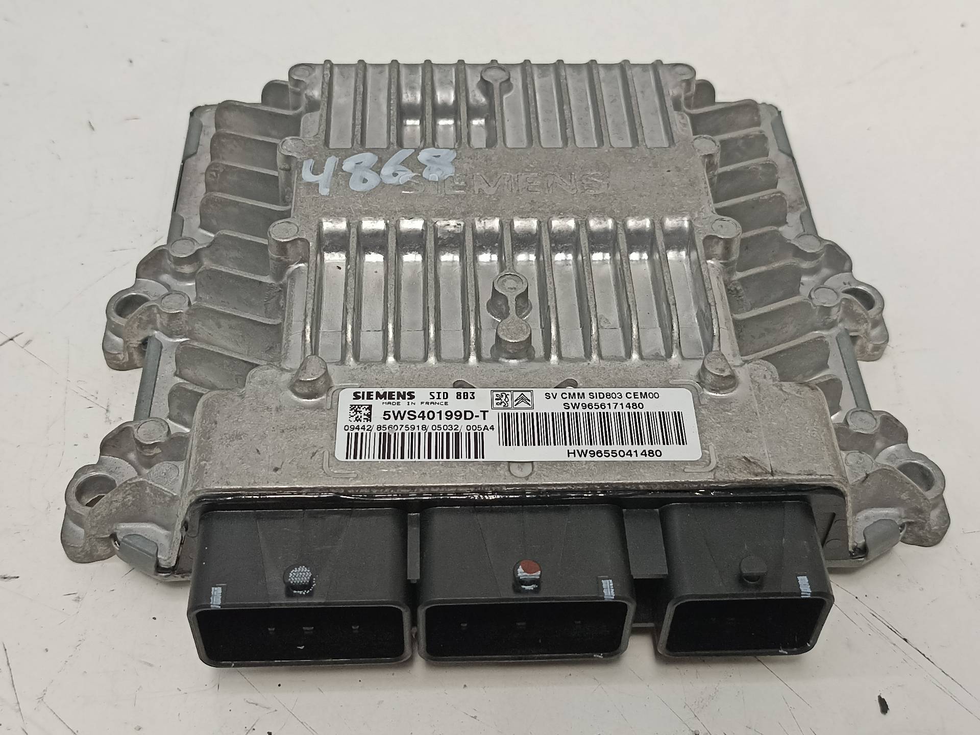 BMW C5 1 generation (2001-2008) Блок керування двигуном ECU 9656171480 24337593