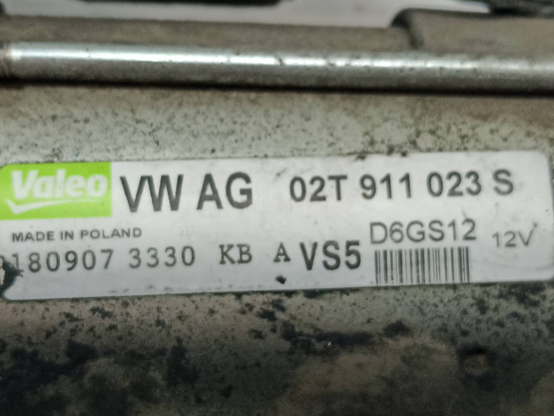 DODGE Ibiza 3 generation (2002-2008) Starter Motor 02T911023S 24315008