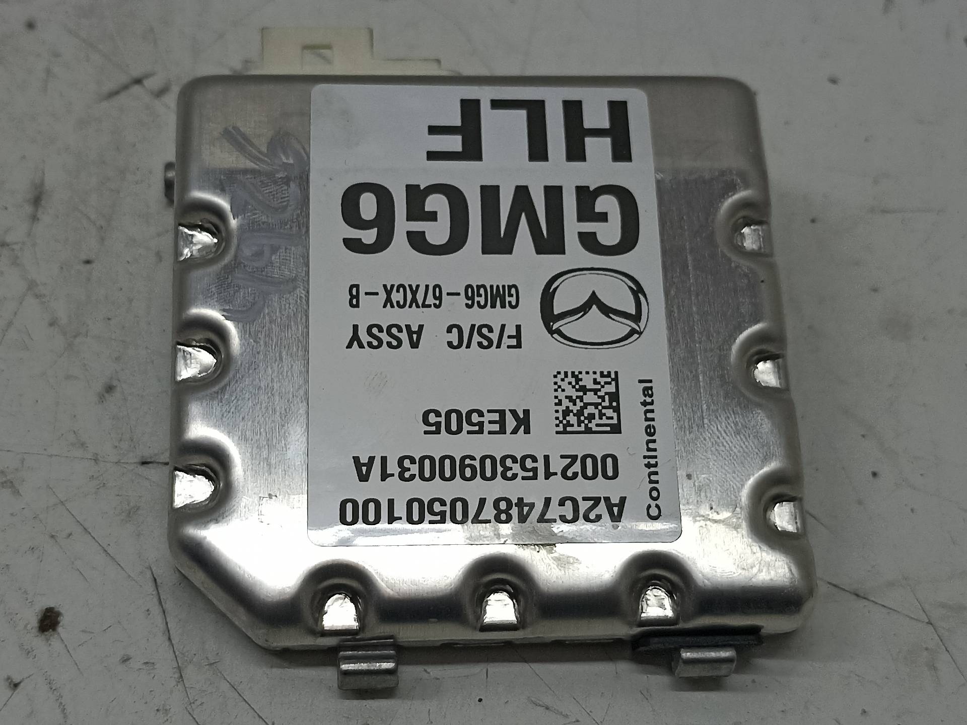 MAZDA 6 GH (2007-2013) Elektronikos dalys GMG667XCXB 24340718