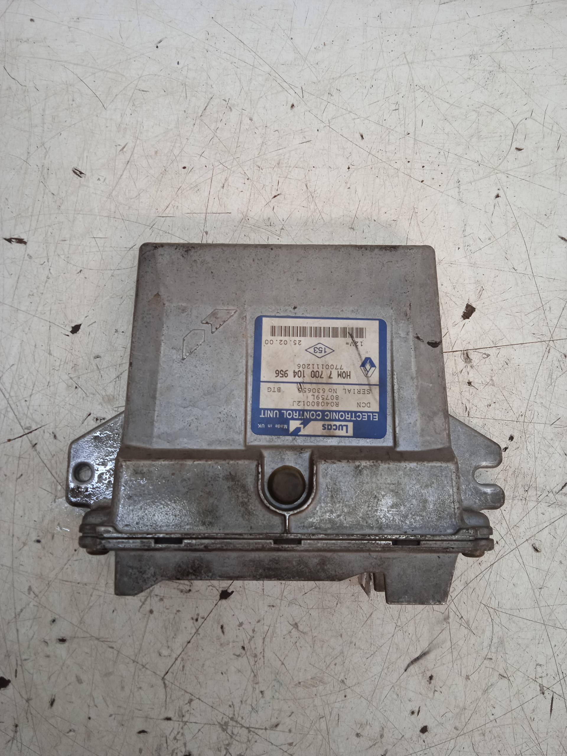 ASTON MARTIN Kangoo 1 generation (1998-2009) Engine Control Unit ECU 7700104956 24333329