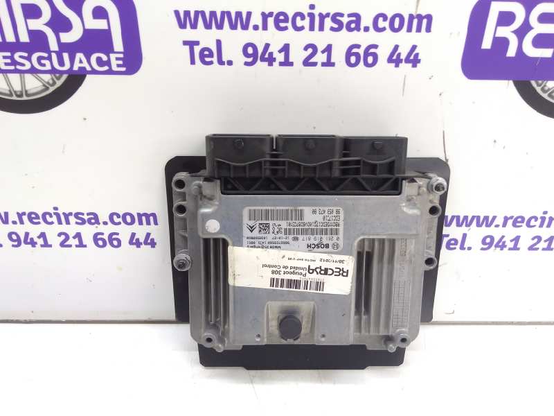 PEUGEOT 308 T7 (2007-2015) Engine Control Unit ECU 9805947380 24312893