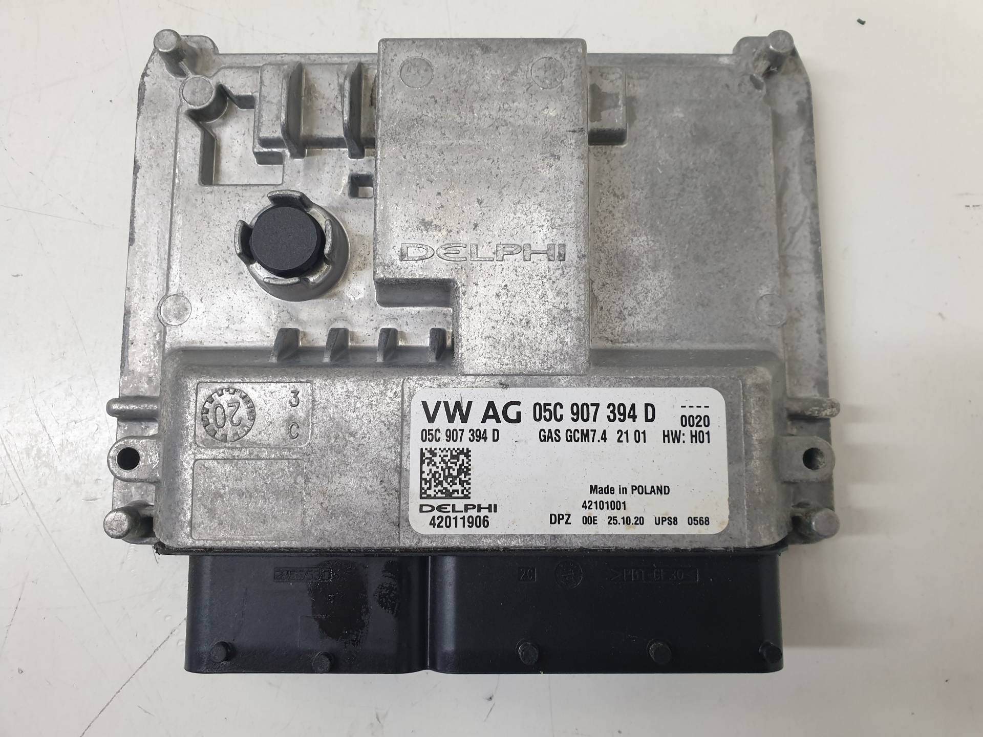 VOLKSWAGEN Polo 6 generation (2017-2024) Moottorin ohjausyksikkö ECU 05C907394D 25568124