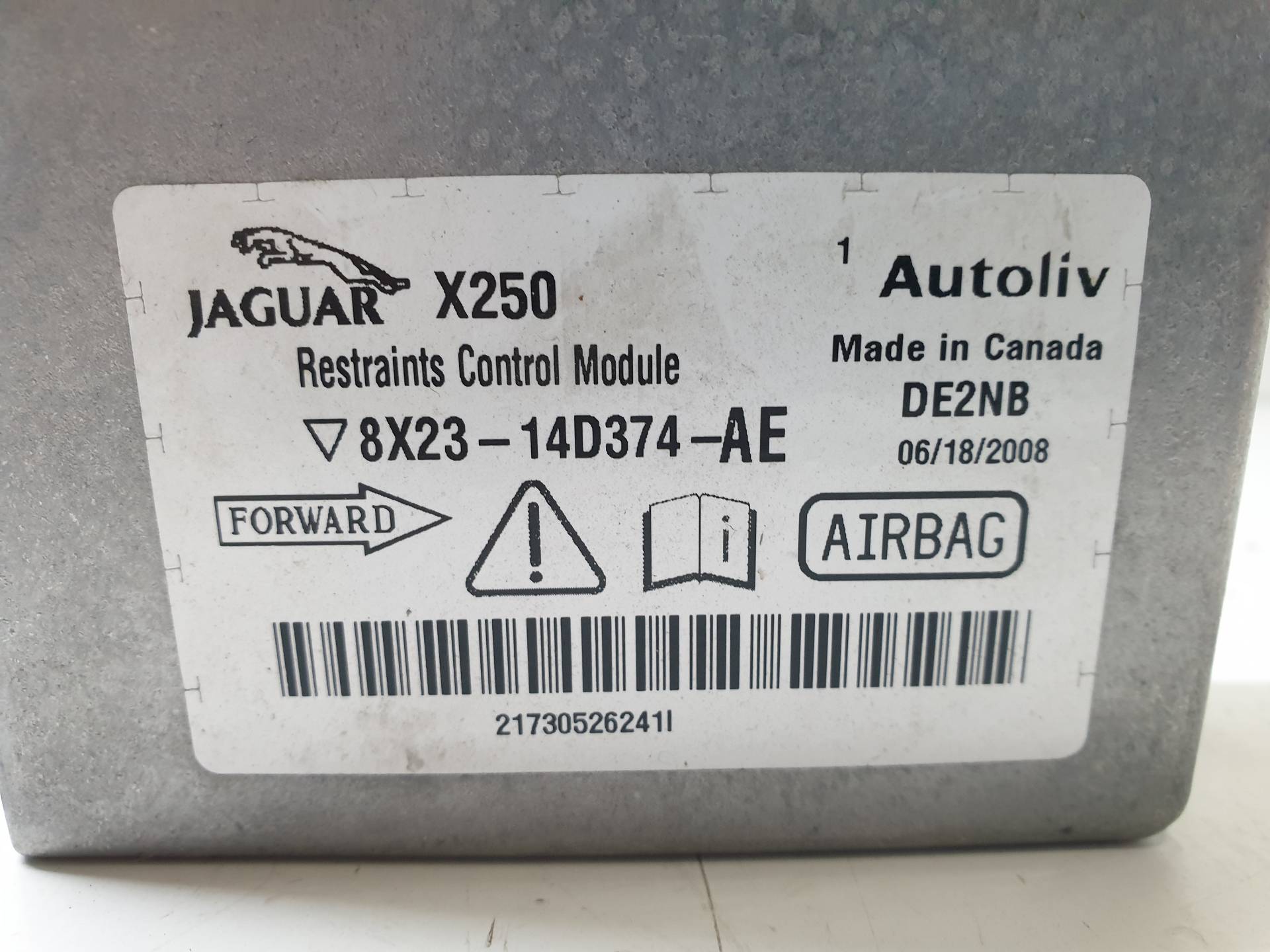 JAGUAR XF 1 generation  (2011-2016) SRS контролен блок 8X2314D374AE 25441228