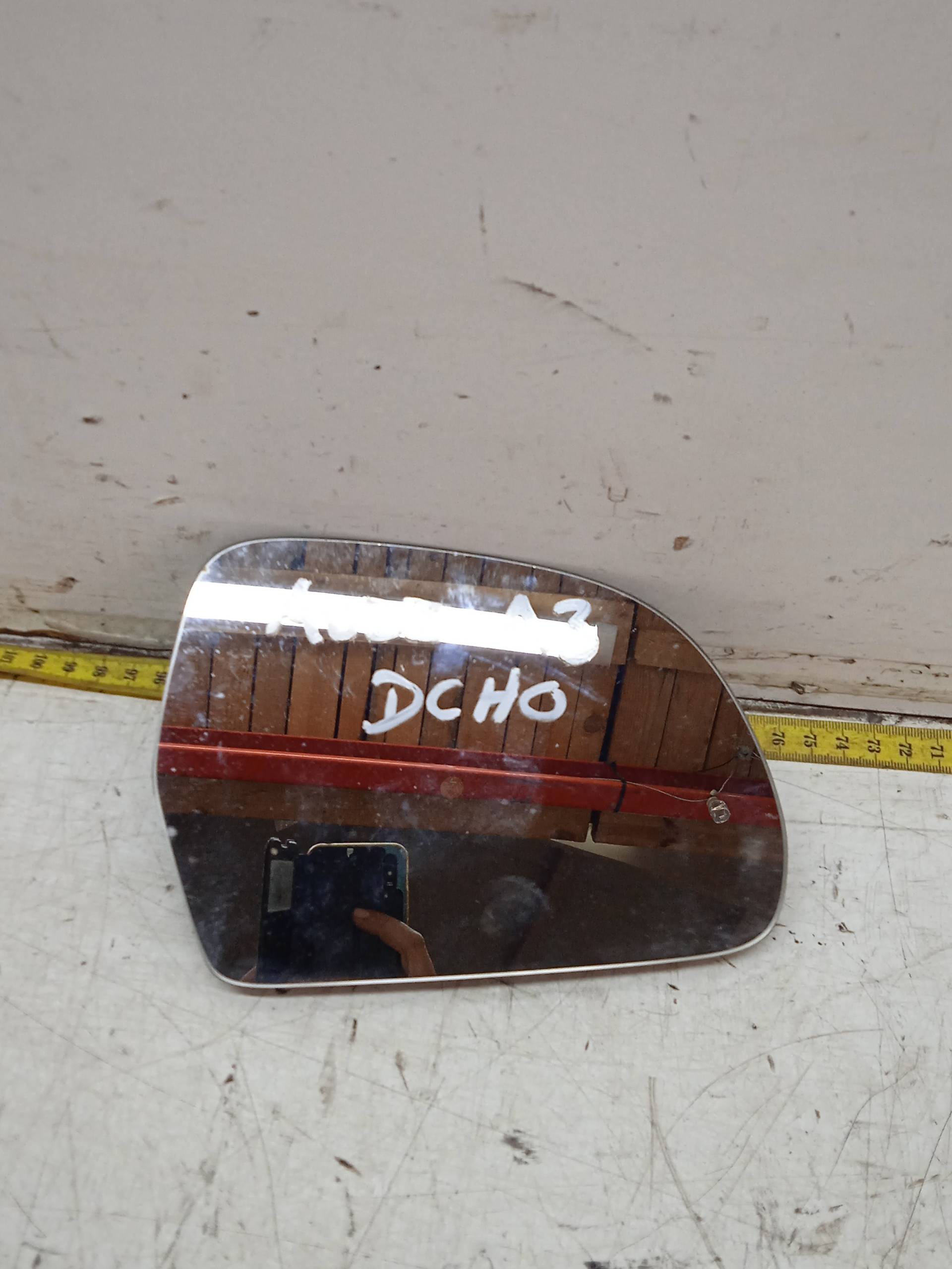 AUDI A3 8P (2003-2013) Priekinių dešinių durų veidrodžio stiklas 8P0857536A 24319317