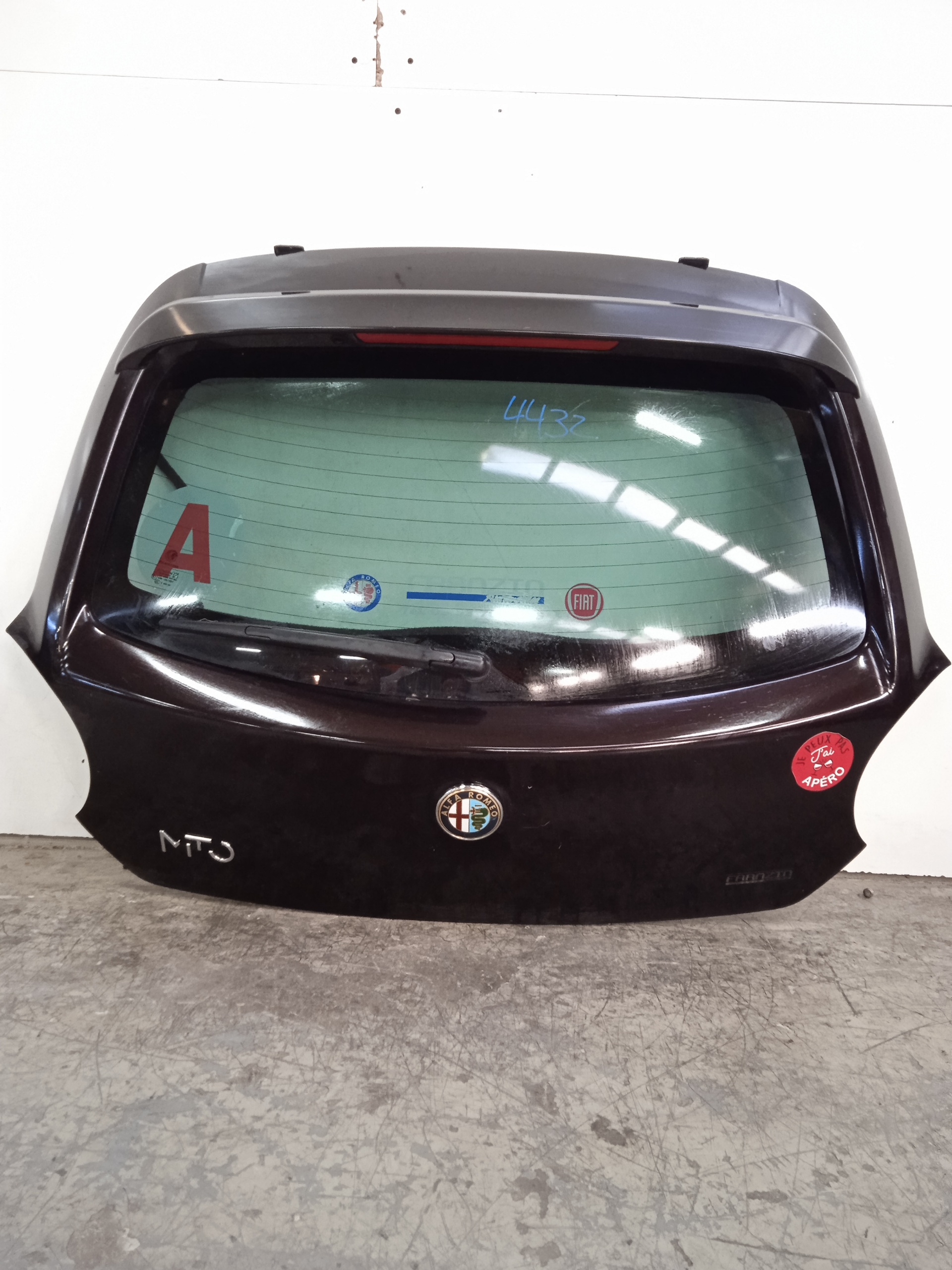 ALFA ROMEO MiTo 955 (2008-2020) Крышка багажника 24329273