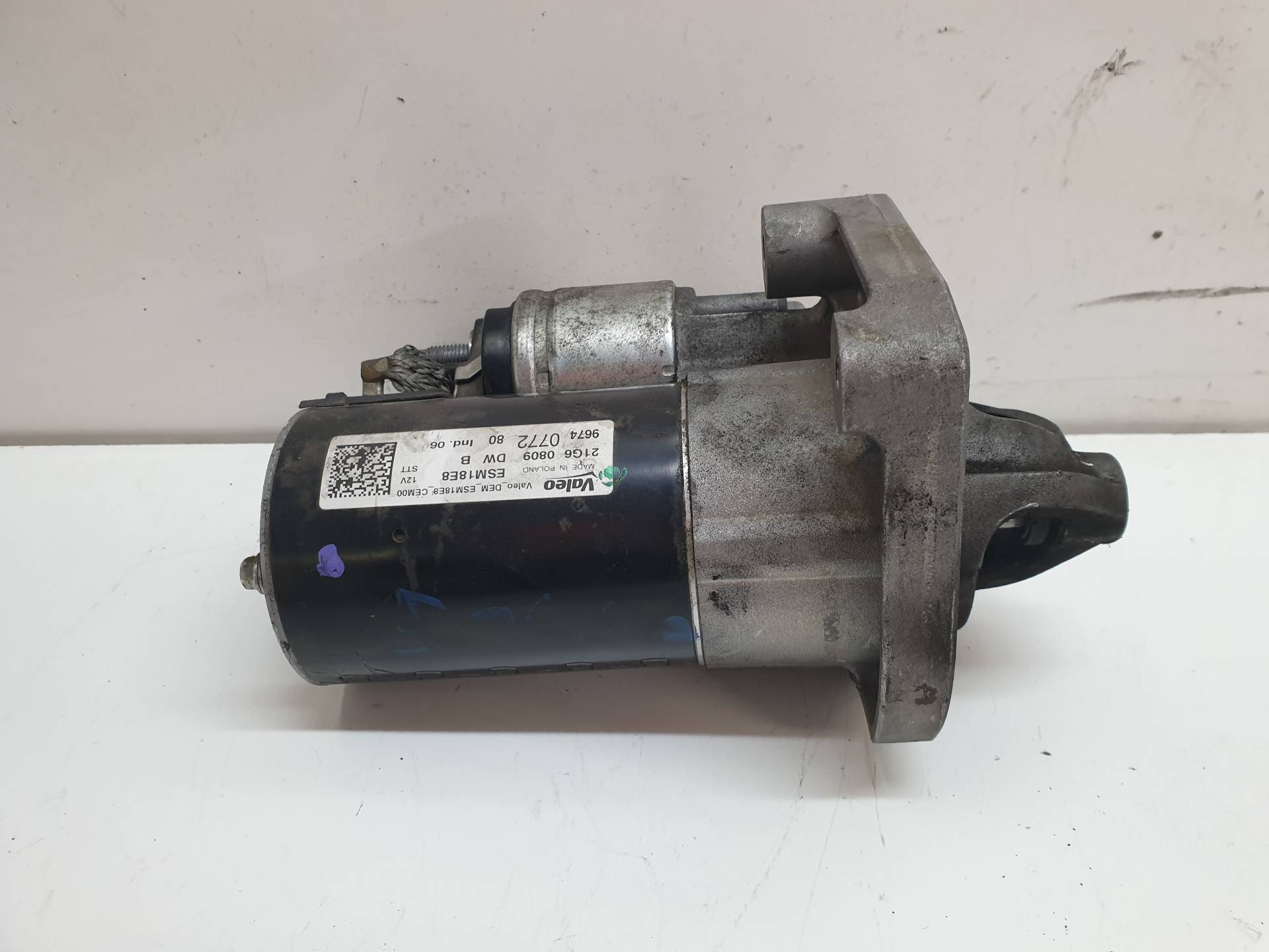 PEUGEOT 5008 1 generation (2009-2016) Starter Motor 9674077280 25568989