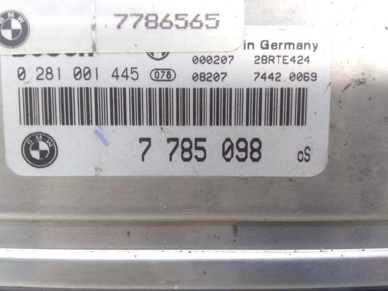 BMW 3 Series E46 (1997-2006) Variklio kompiuteris 7785098 24318028