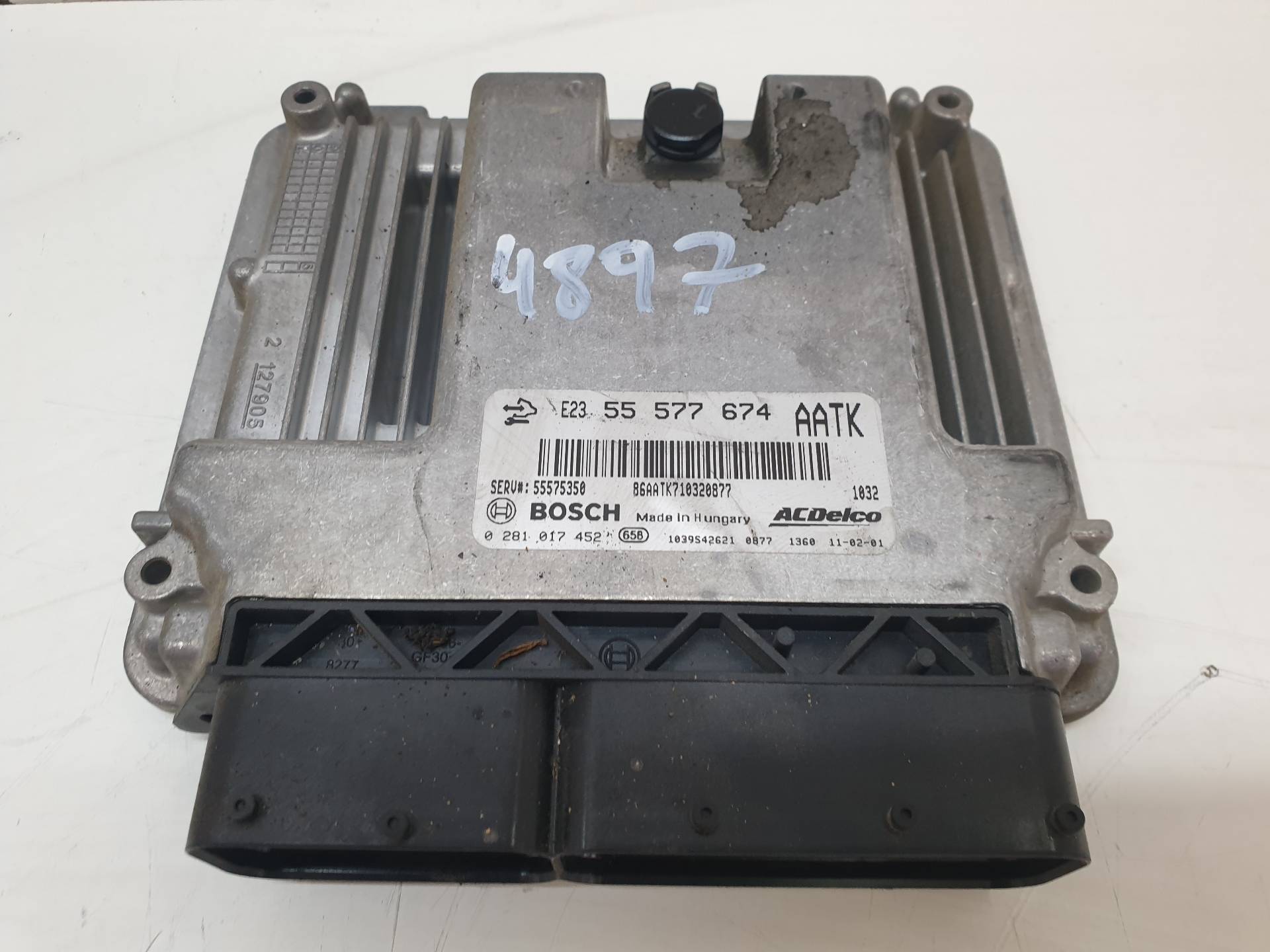 OPEL Astra J (2009-2020) Engine Control Unit ECU 55577674 24340782