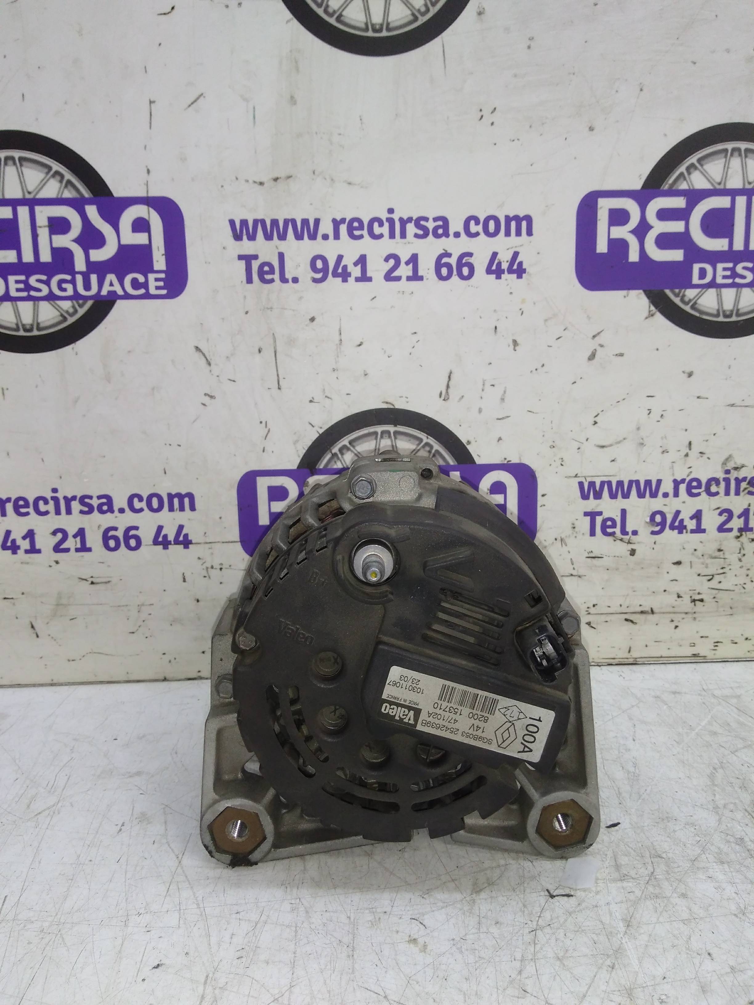 RENAULT Laguna 2 generation (2001-2007) Генератор 8200153710 24327713