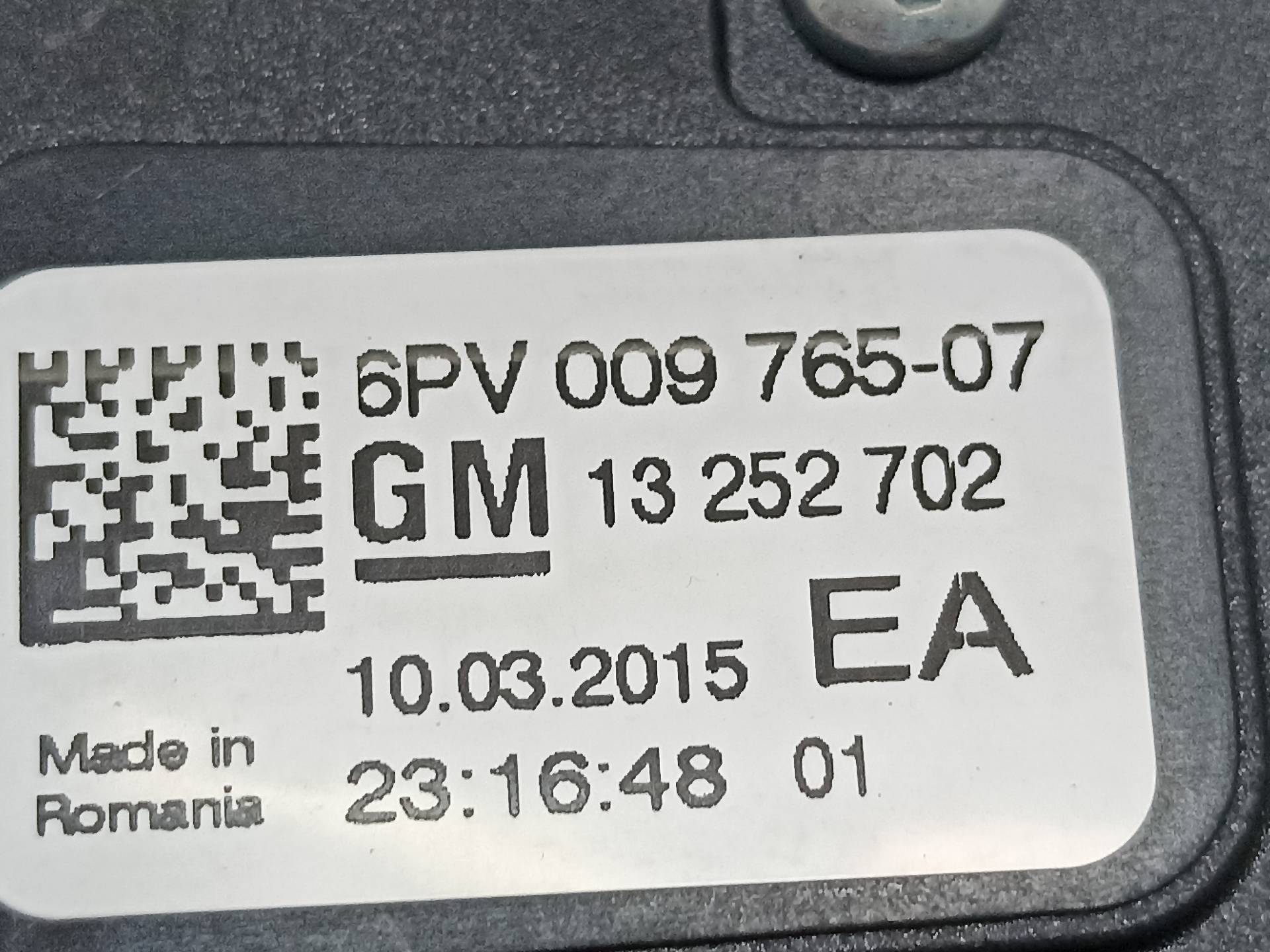 OPEL Astra J (2009-2020) Педаль газа 13252702 24311969