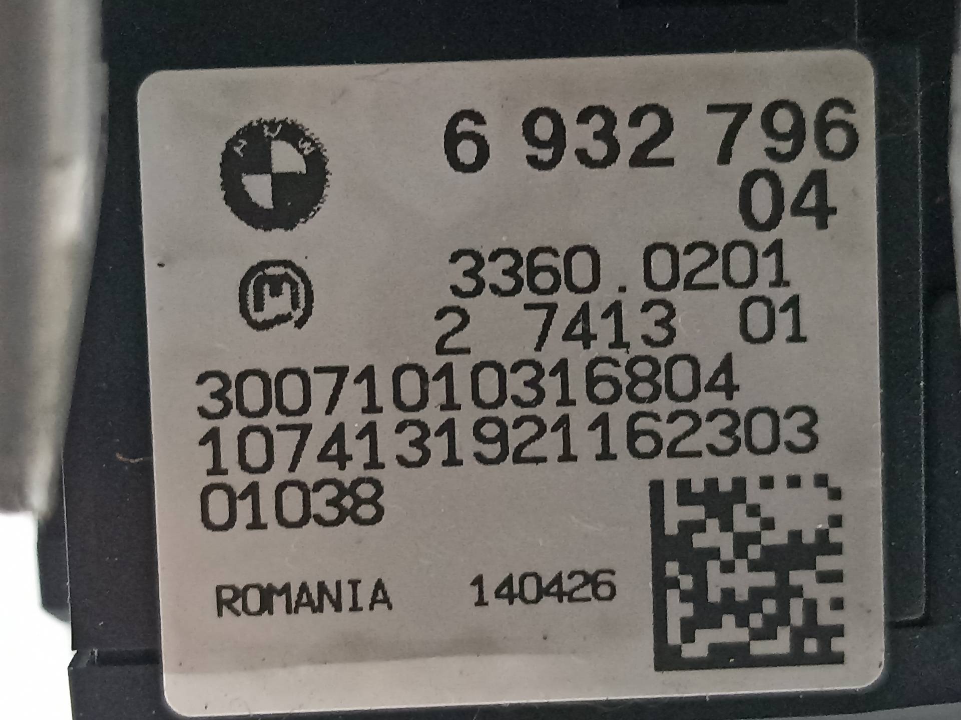 BMW 3 Series E90/E91/E92/E93 (2004-2013) Šviesų jungiklis (jungtukas) 6932796 24335083