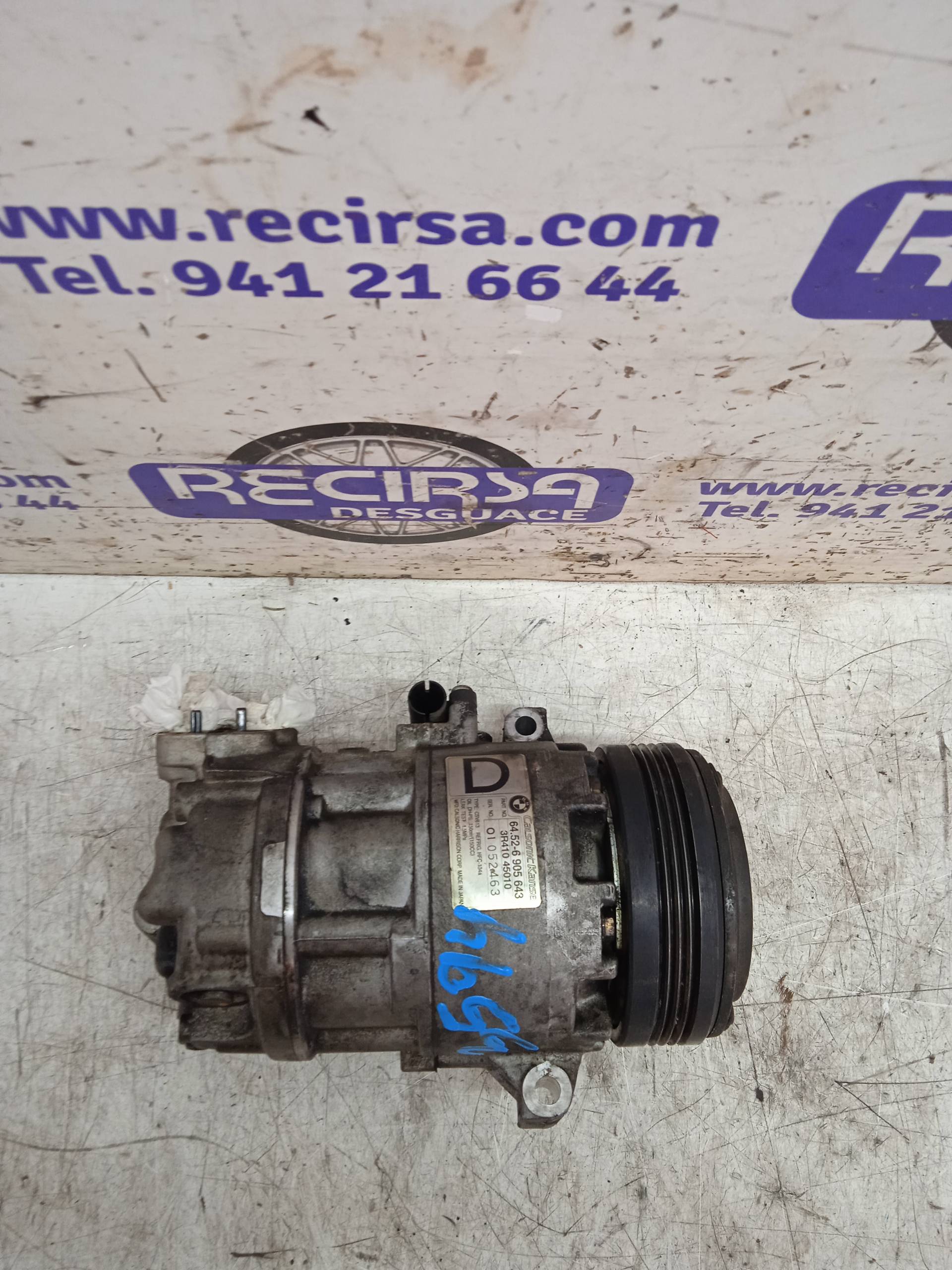 RENAULT 3 Series E46 (1997-2006) Air Condition Pump 64526905643 24317131