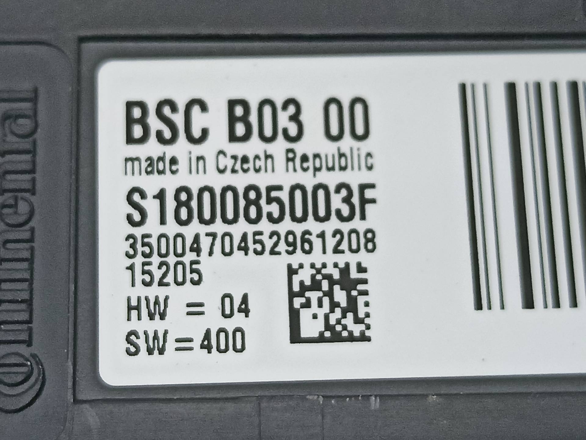 CITROËN Berlingo 2 generation (2008-2023) Muut ohjausyksiköt S180085003F 24335569