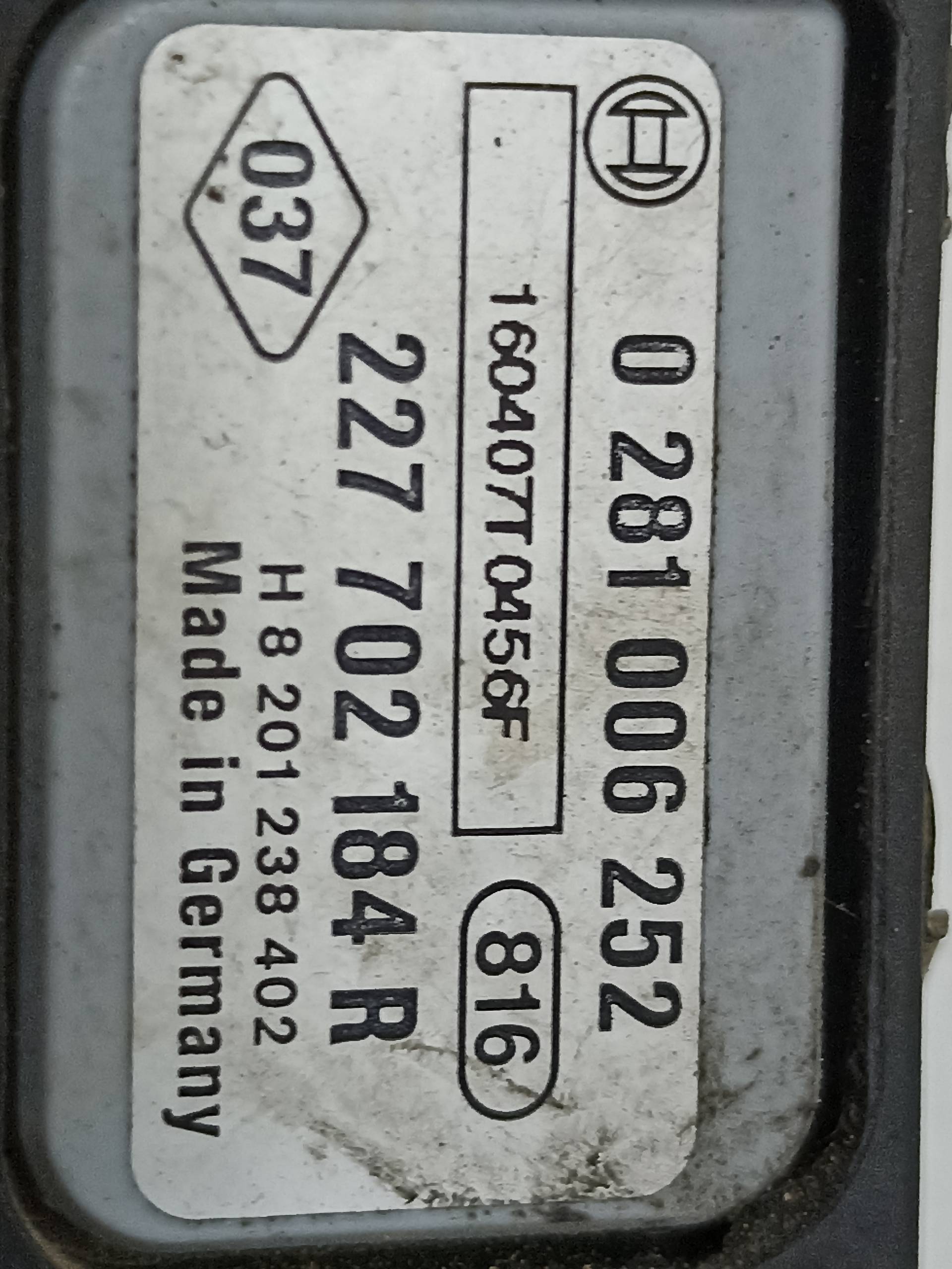 DODGE Scenic 2 generation (2003-2010) Клапан расширения кондиционера воздуха 0281006252 24314369
