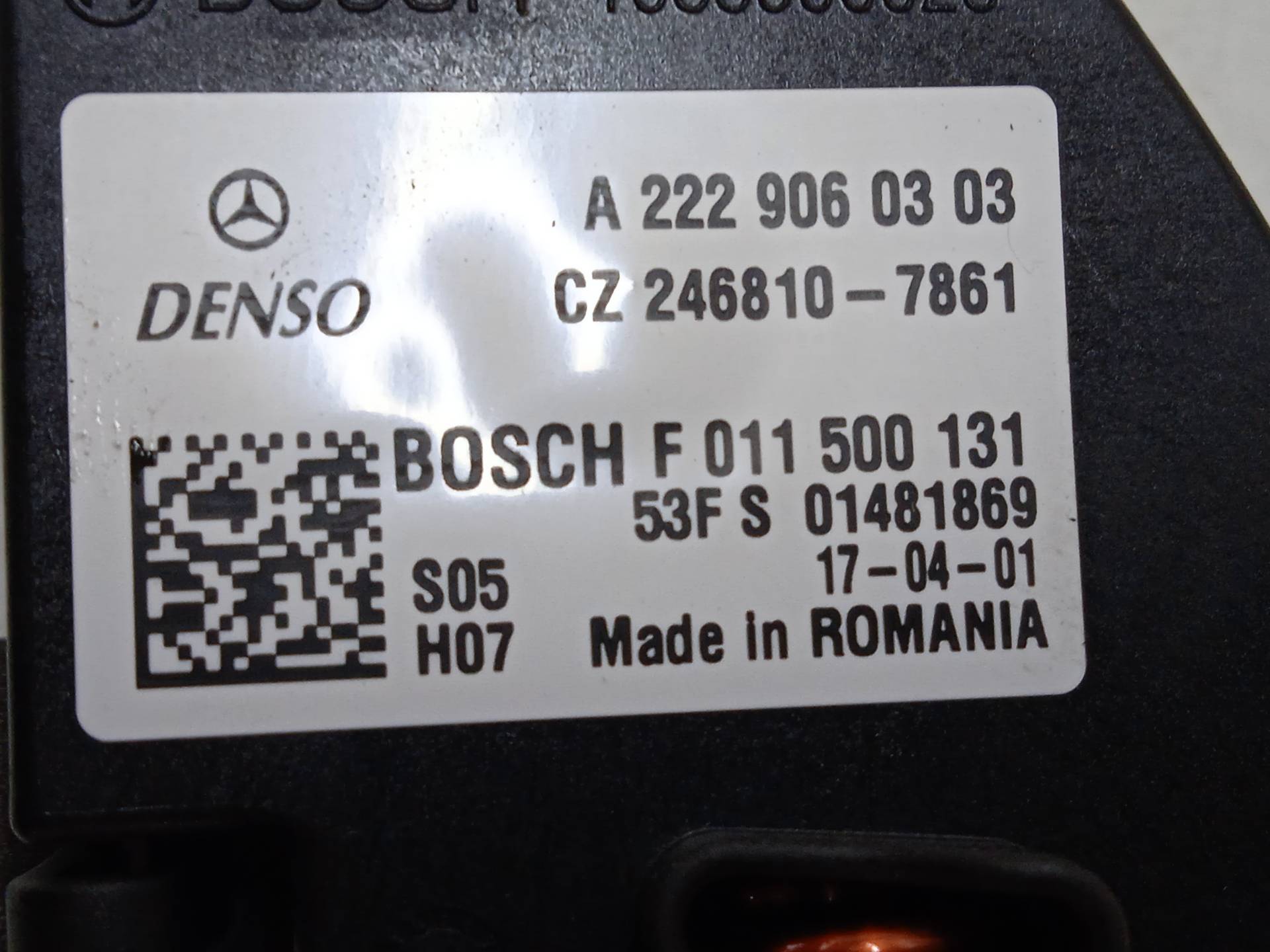 MERCEDES-BENZ A-Class W176 (2012-2018) Belső fűtésrezisztor A2229060303 24337057