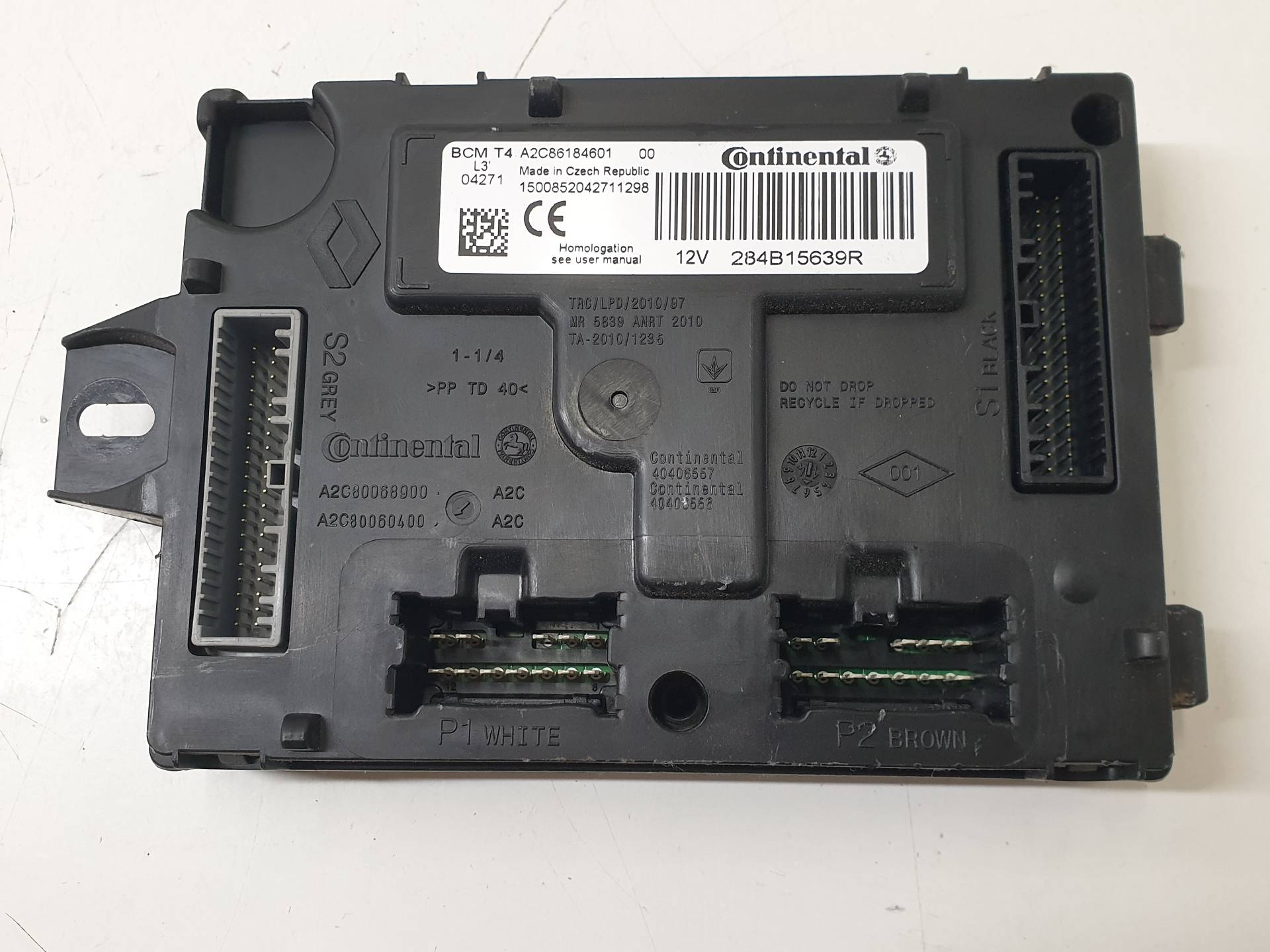 RENAULT Captur 1 generation (2013-2019) Other Control Units 284B15639R 25568057