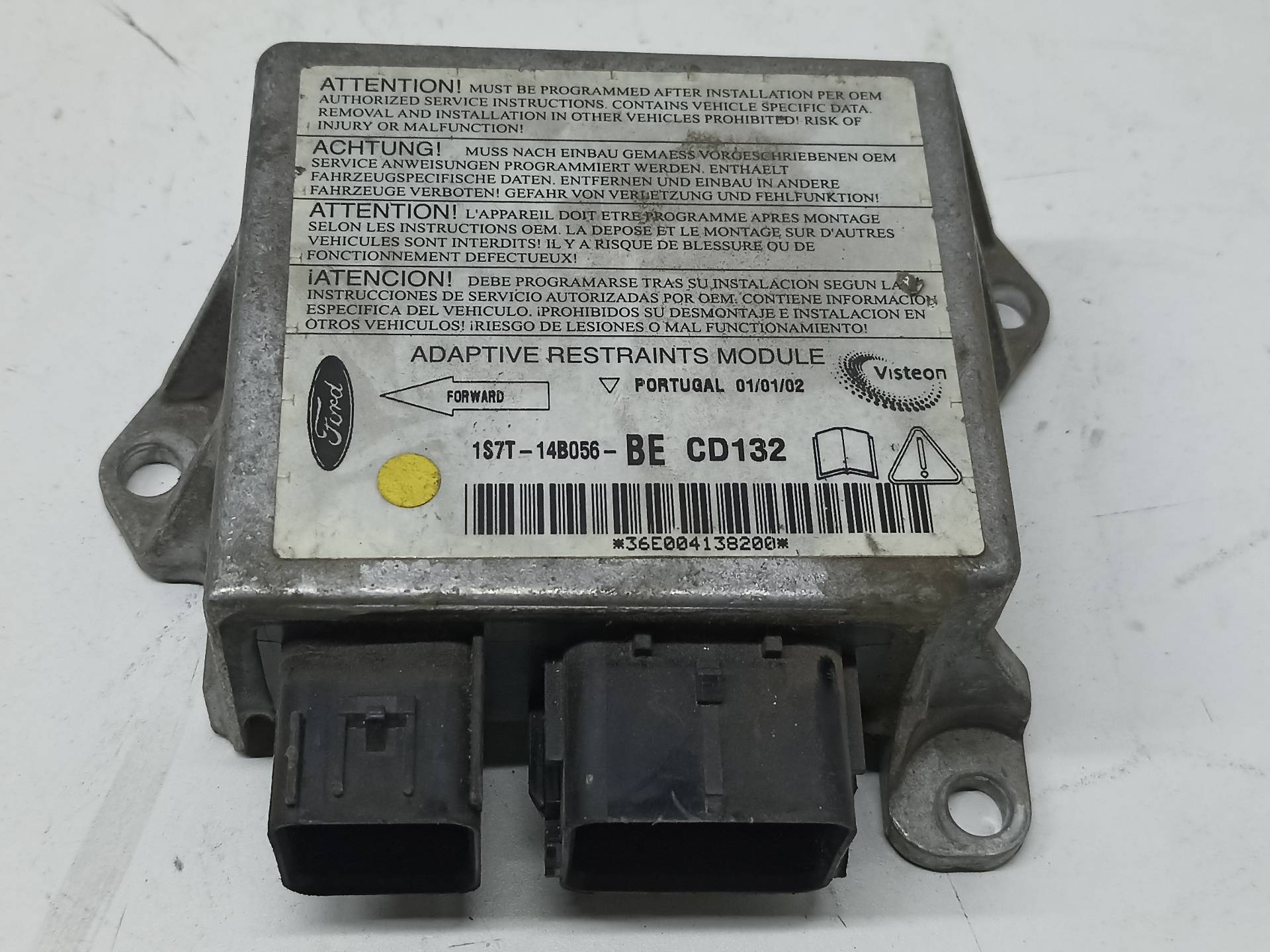 FORD Mondeo 3 generation (2000-2007) SRS Control Unit 1S7T14B056BE, 18572723028 24309767