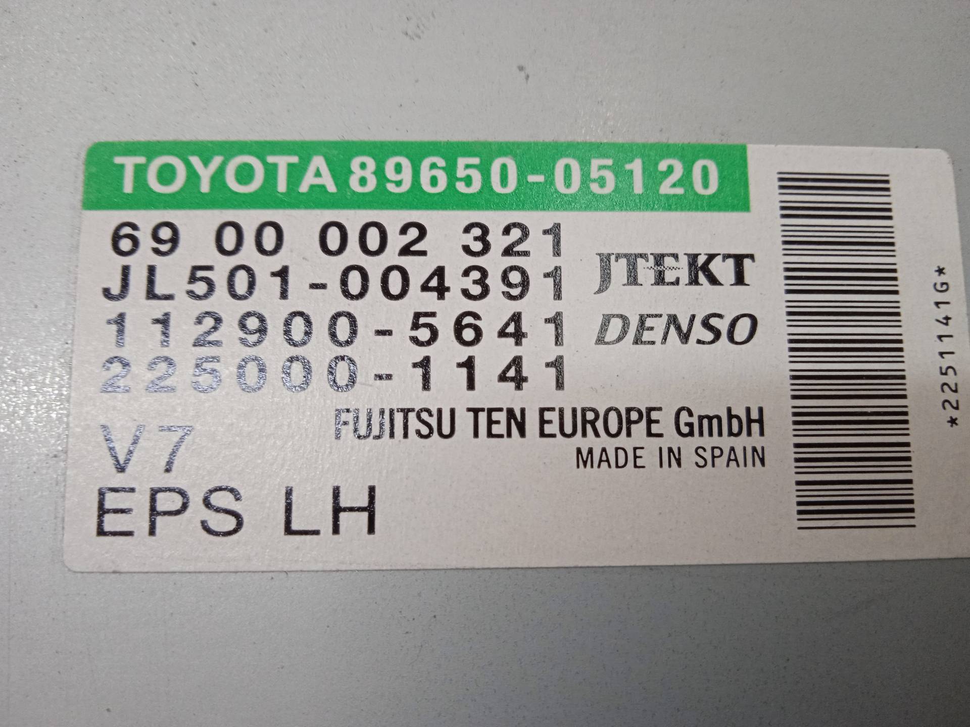 TOYOTA Avensis T27 Other Control Units 8965005120 24336255