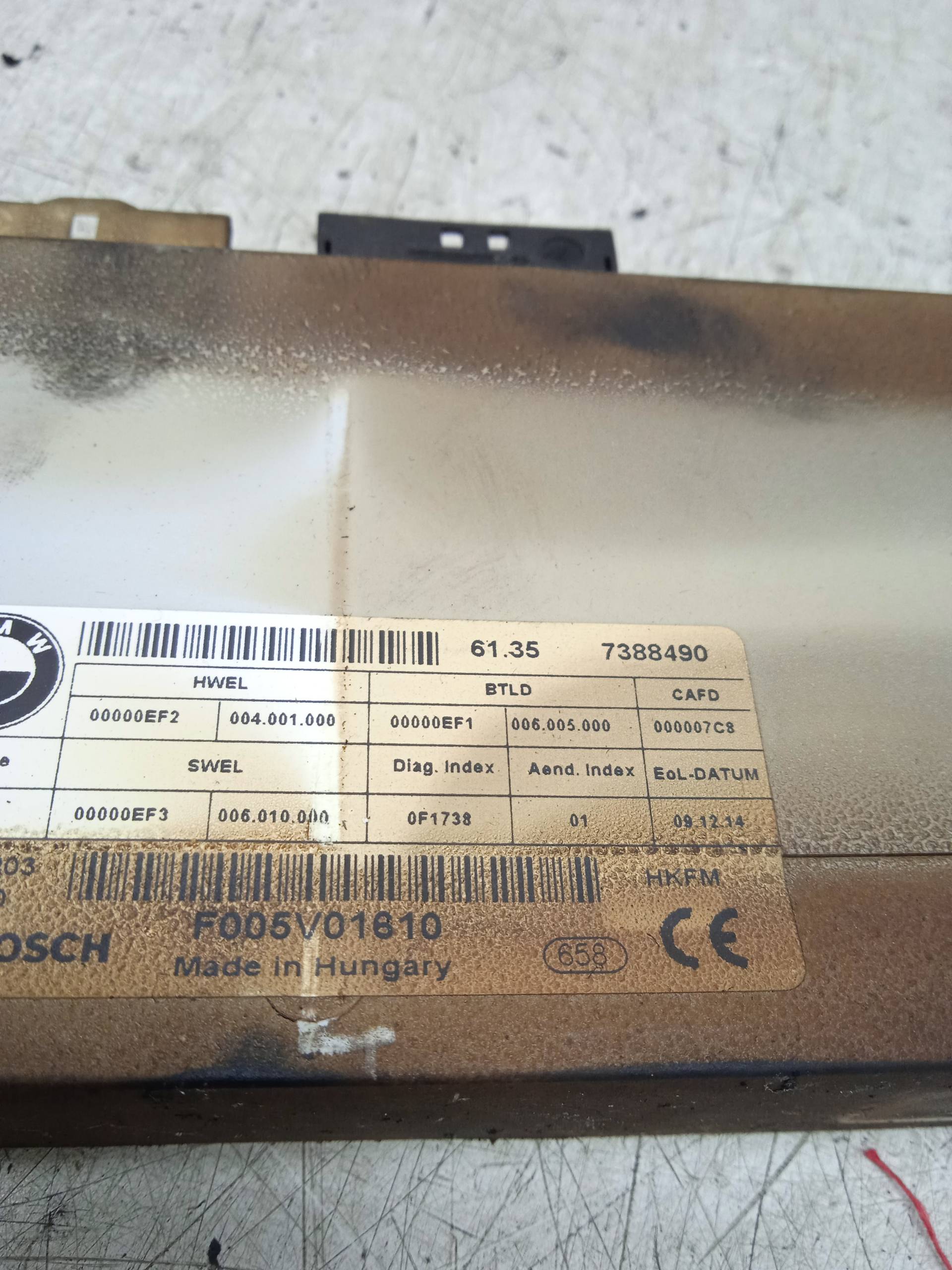 BMW 3 Series E90/E91/E92/E93 (2004-2013) Other Control Units 7388490 24328220