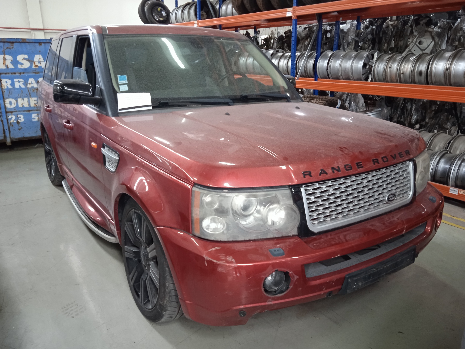 LAND ROVER Range Rover Sport 1 generation (2005-2013) Priekinis kairys sparnas ASB790030 24338740