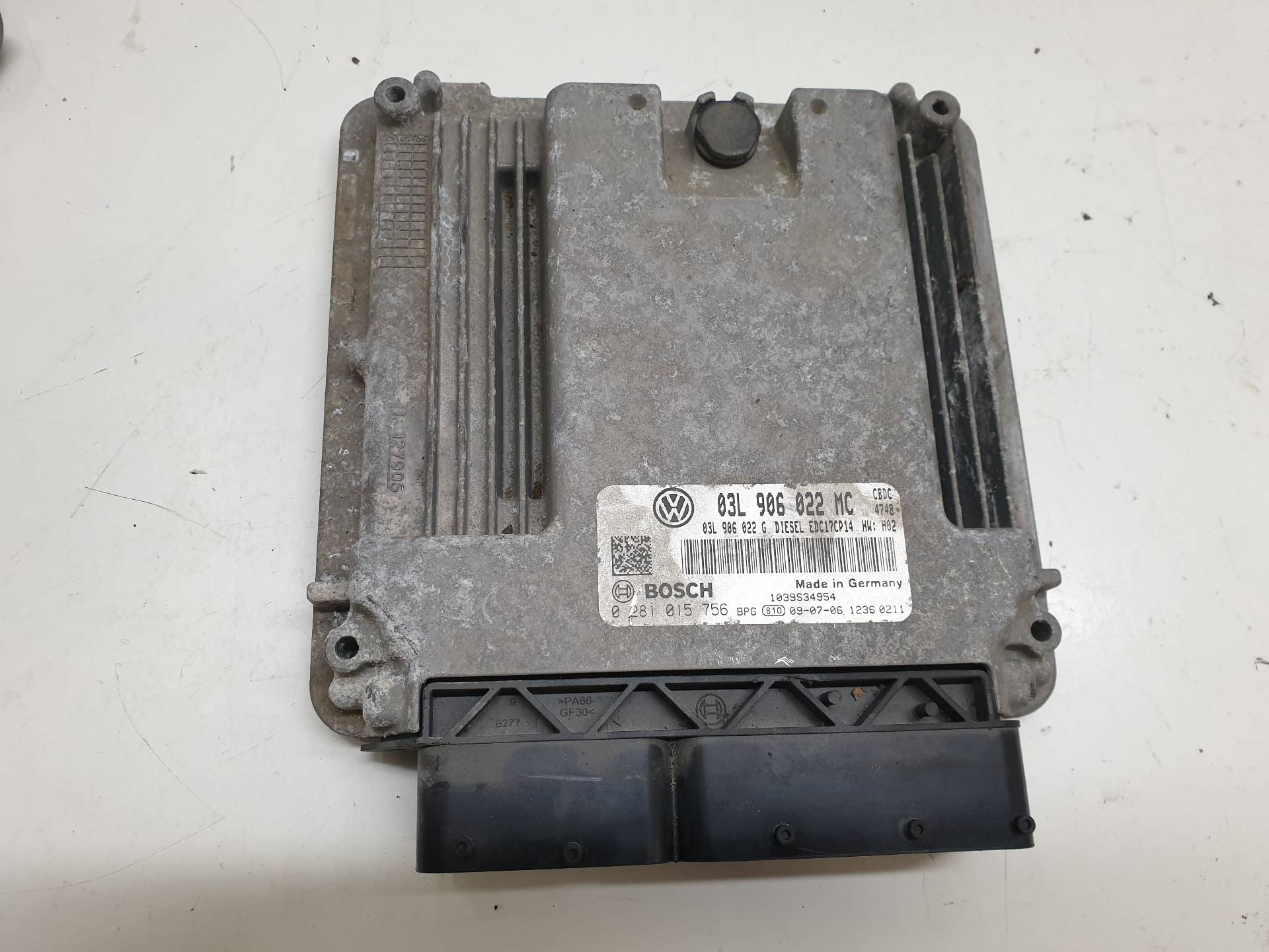 VOLKSWAGEN Golf Plus 2 generation (2009-2014) Motorkontrolenhed ECU 03L906022MC 25569547