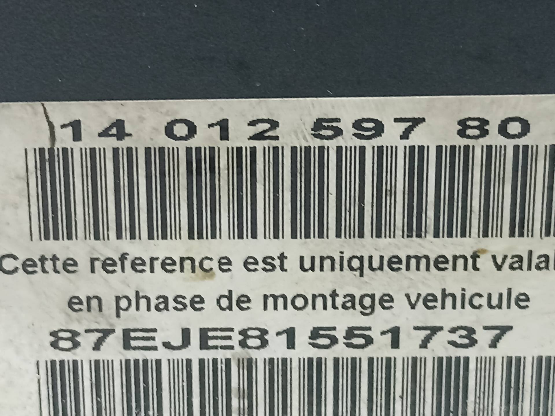 PEUGEOT Expert 2 generation (2007-2020) Pompe ABS 1401259780 24314575