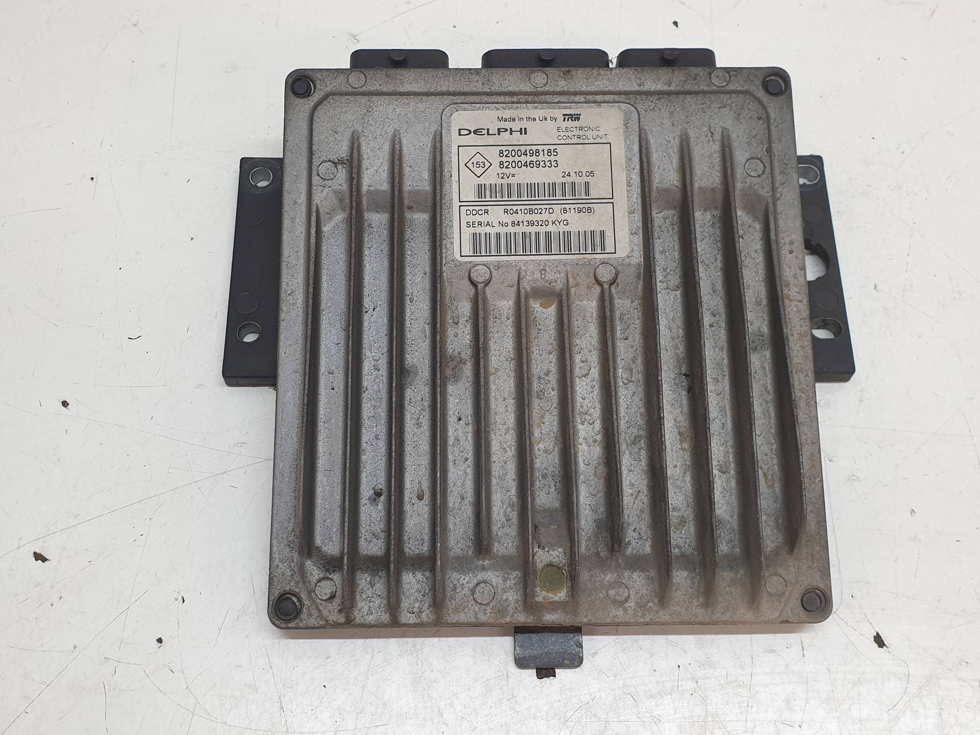 RENAULT Clio 3 generation (2005-2012) Engine Control Unit ECU 8200498185 25570374