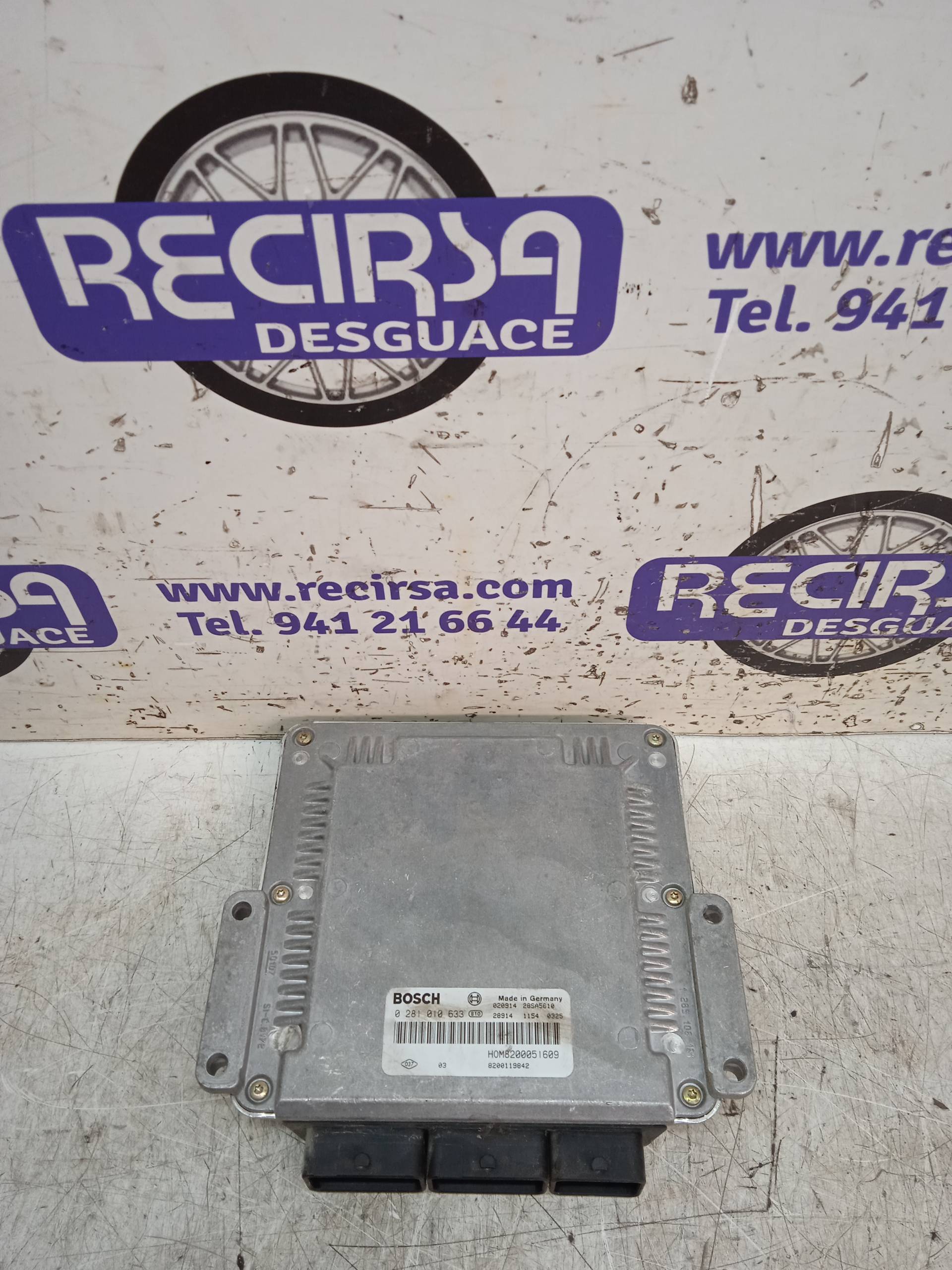 RENAULT Engine Control Unit ECU 8200119842 24315185