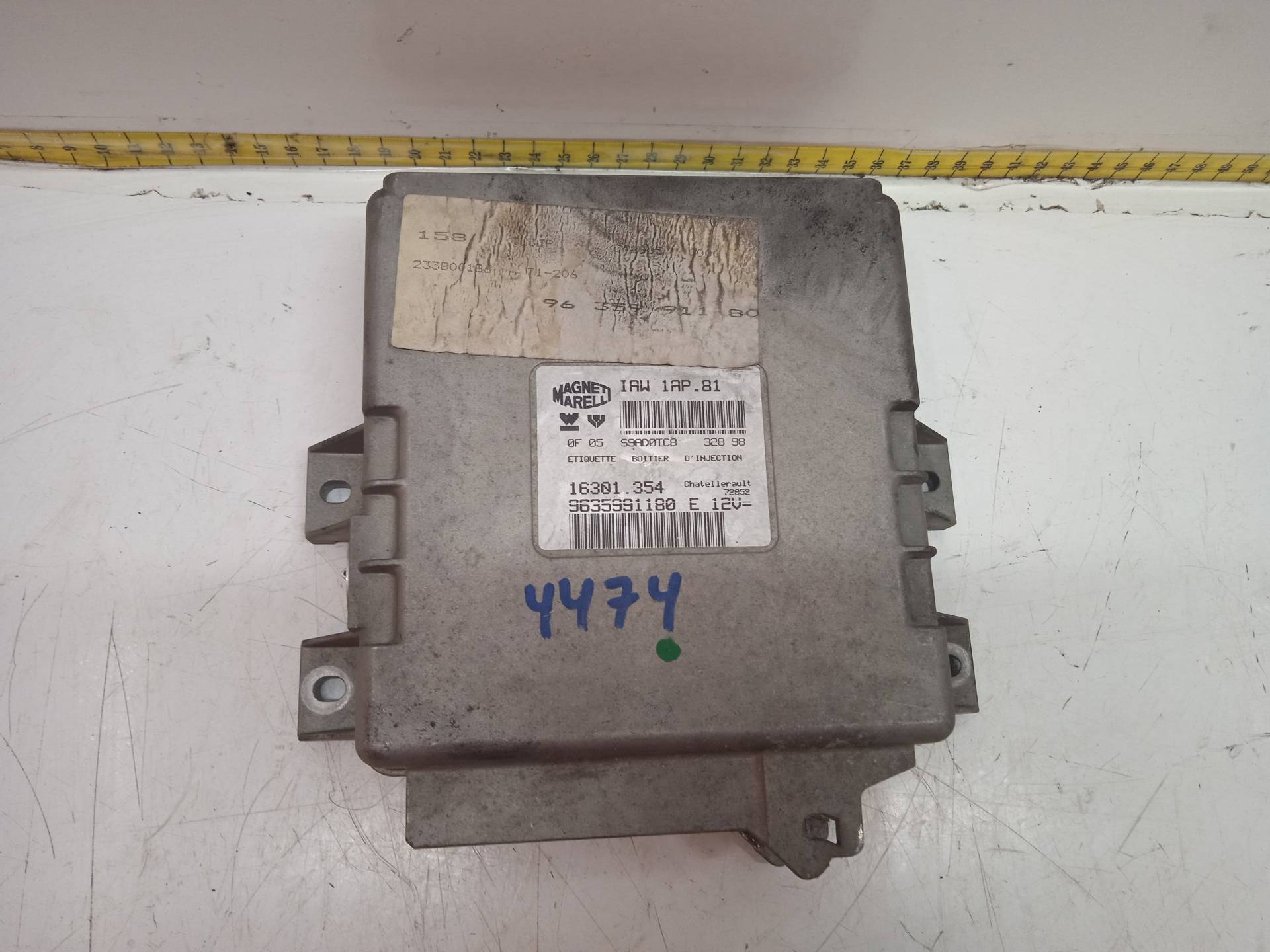 FORD 206 1 generation (1998-2009) Engine Control Unit ECU 9635991180 24330267