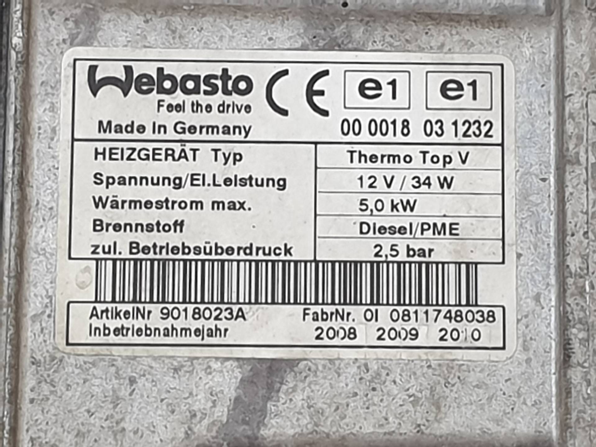 BMW 3 Series E90/E91/E92/E93 (2004-2013) Interior Heater 9178050 24338007