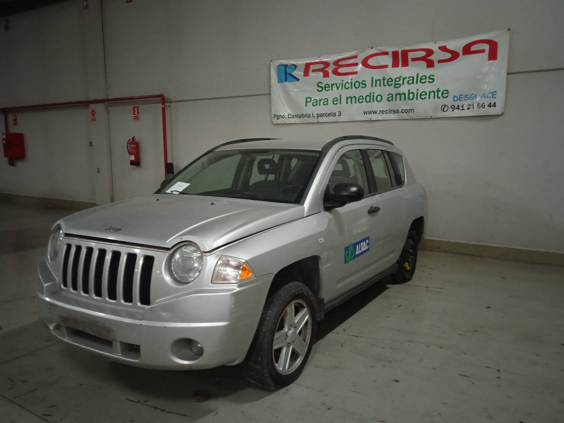 JEEP Compass 1 generation (2006-2015) Gaisa kondensācijas radiators 1215515AA 24330049