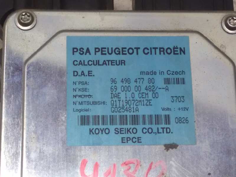 CITROËN C3 1 generation (2002-2010) Other Control Units 9649847780 24324805