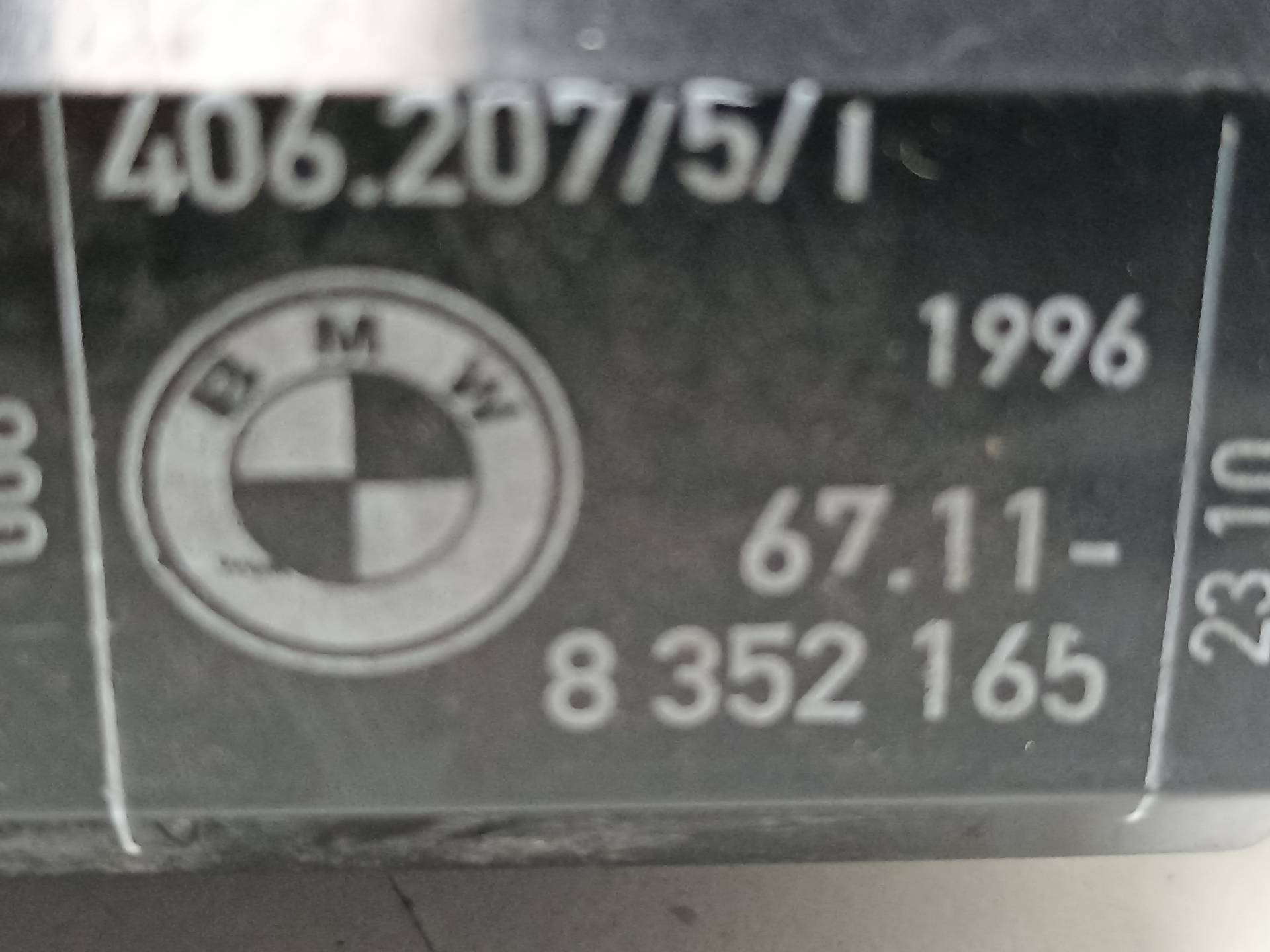 BMW 5 Series E39 (1995-2004) Galinių kairių durų spyna 8352165, 23851280127, 127 24310628