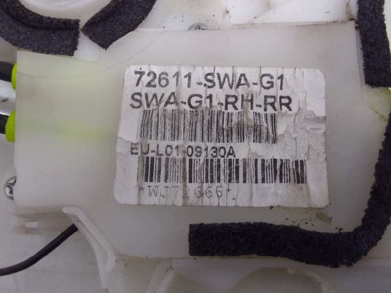 HONDA CR-V 3 generation (2006-2012) Rear Right Door Lock 72611SWAG1 24314538