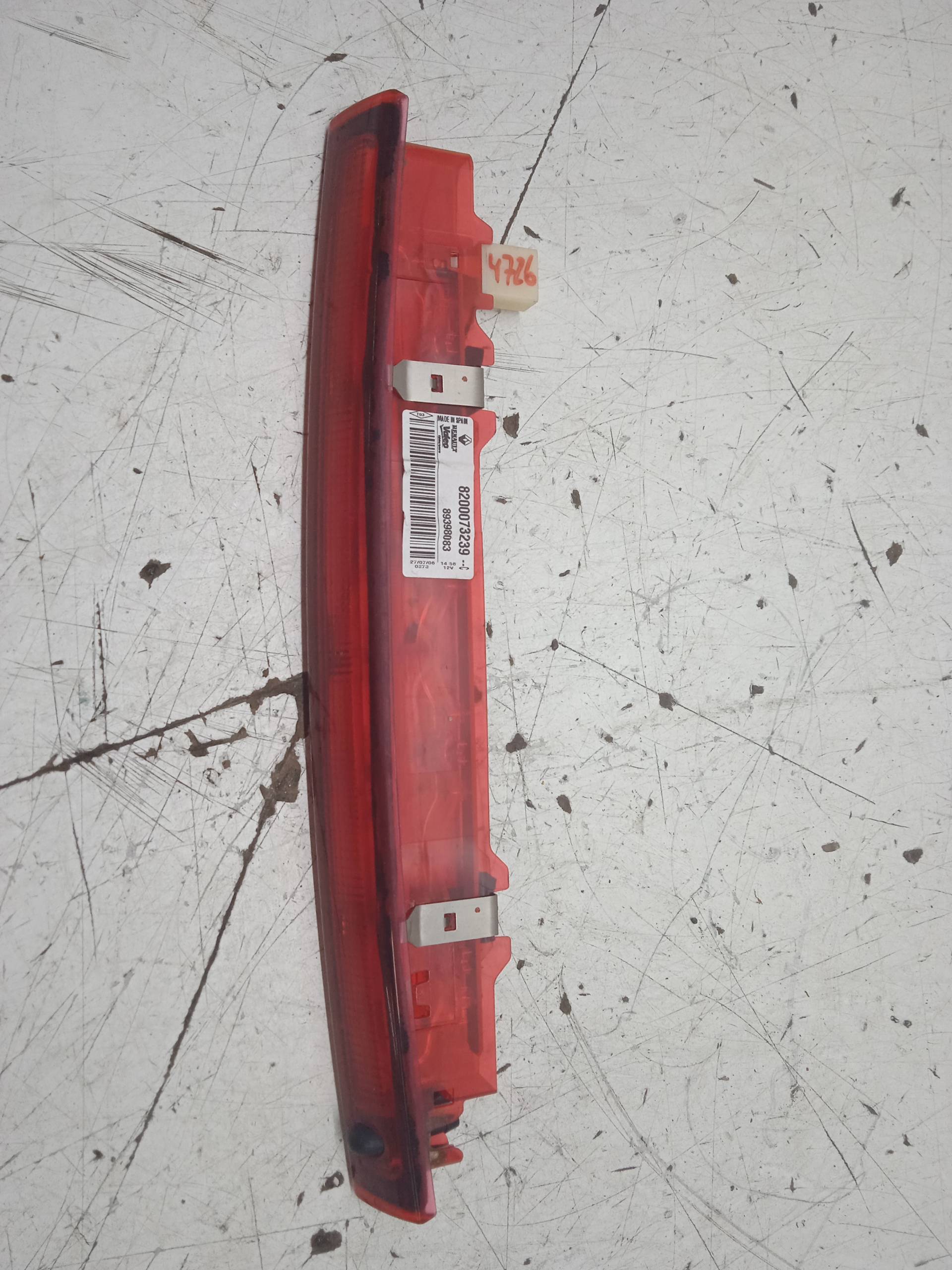 RENAULT Scenic 2 generation (2003-2010) Rear cover light 8200073239C 24334535