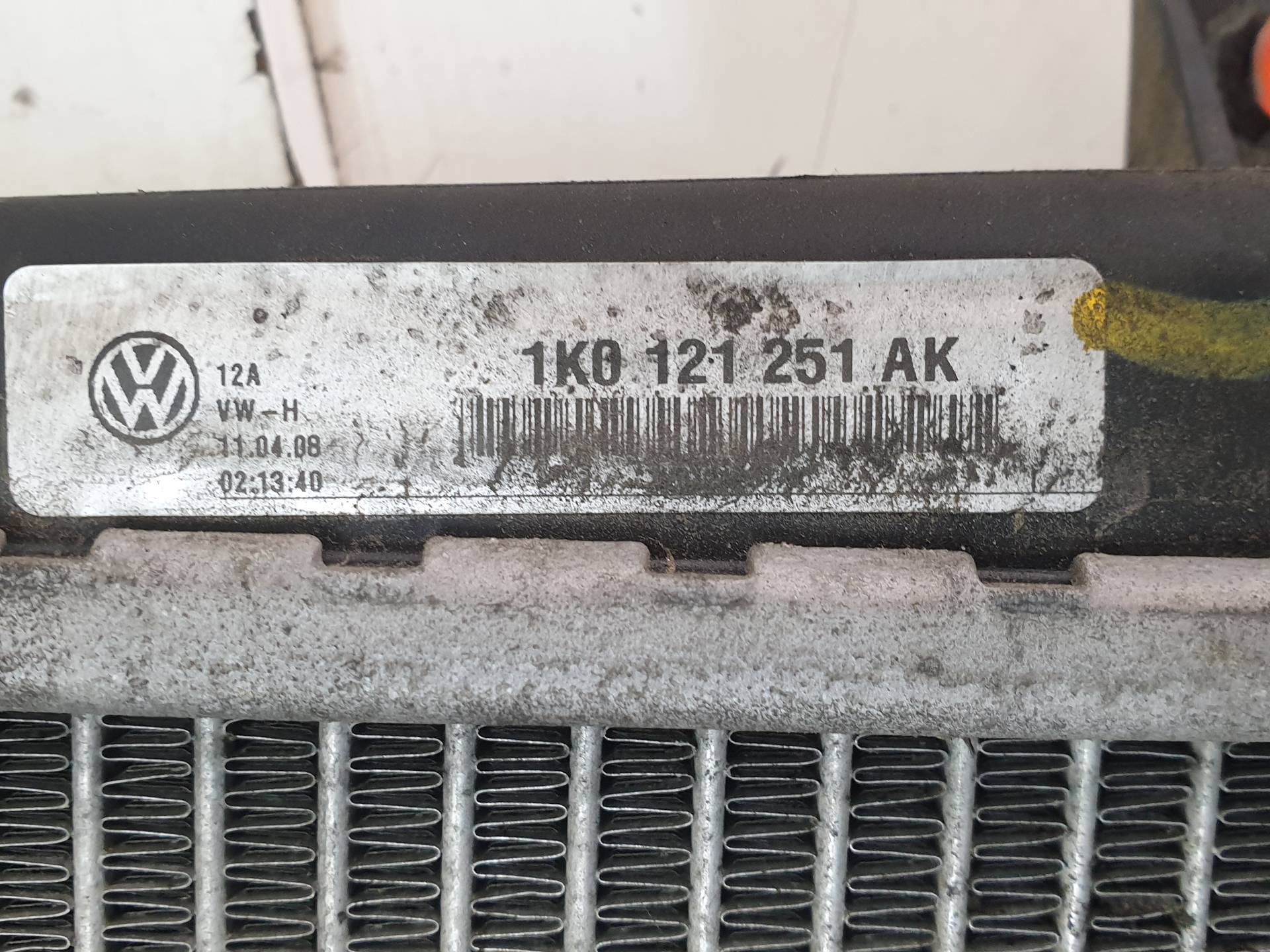 AUDI A3 8P (2003-2013) Gaisa kondensācijas radiators 1K0121251AK 25568791