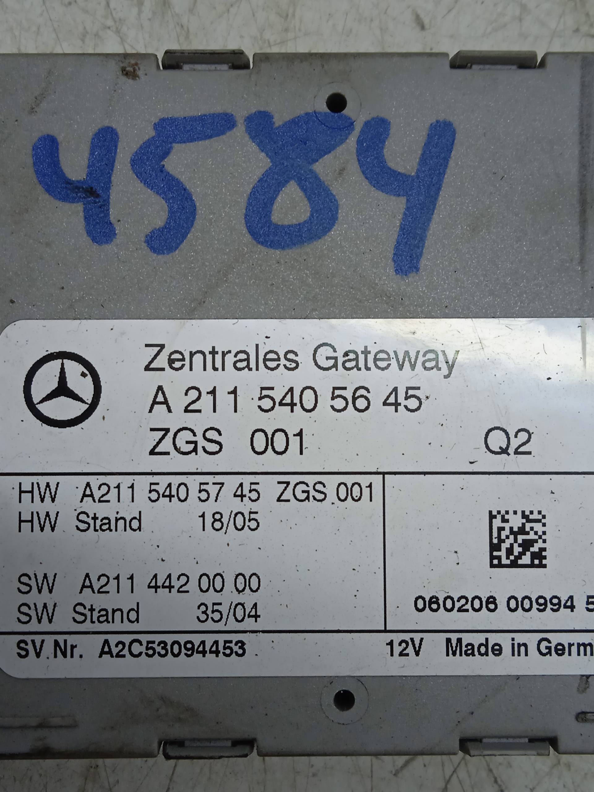 MERCEDES-BENZ E-Class W211/S211 (2002-2009) Άλλες Μονάδες Ελέγχου A2115405645 24332166