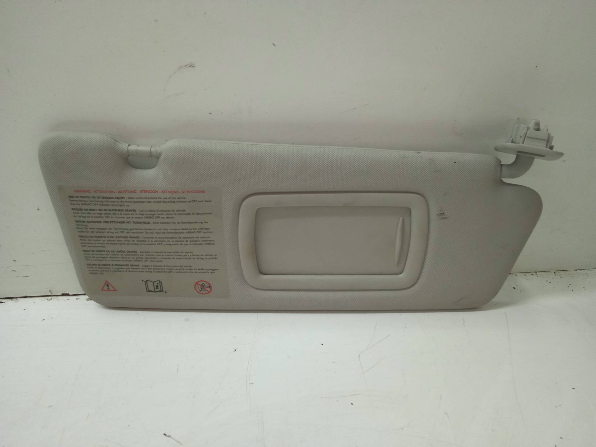 CHEVROLET Megane 3 generation (2008-2020) Right Side Sun Visor 964001446R 24335038