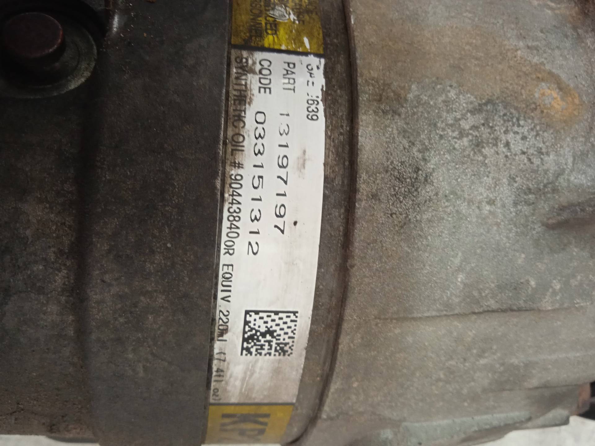 DODGE Vectra Air Condition Pump 13197197 24328563